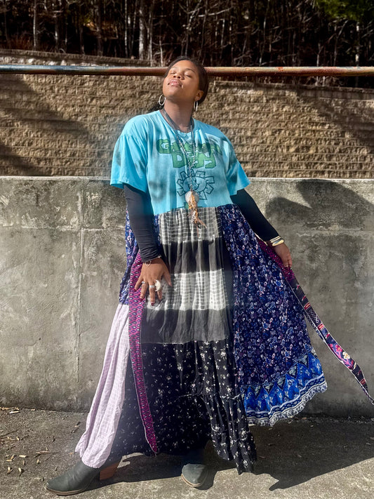 Small-Extra Large Green Day Maxi Tee