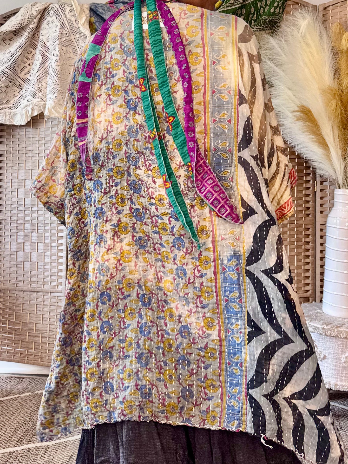 Small-4XL ACDC Kimono Tee