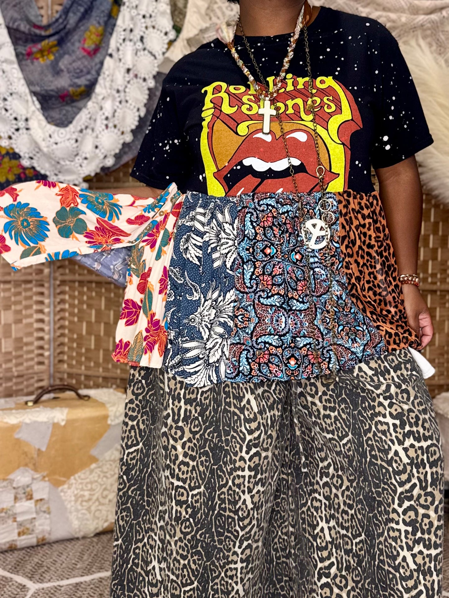 XXS-Large Rolling Stones Midi Tee