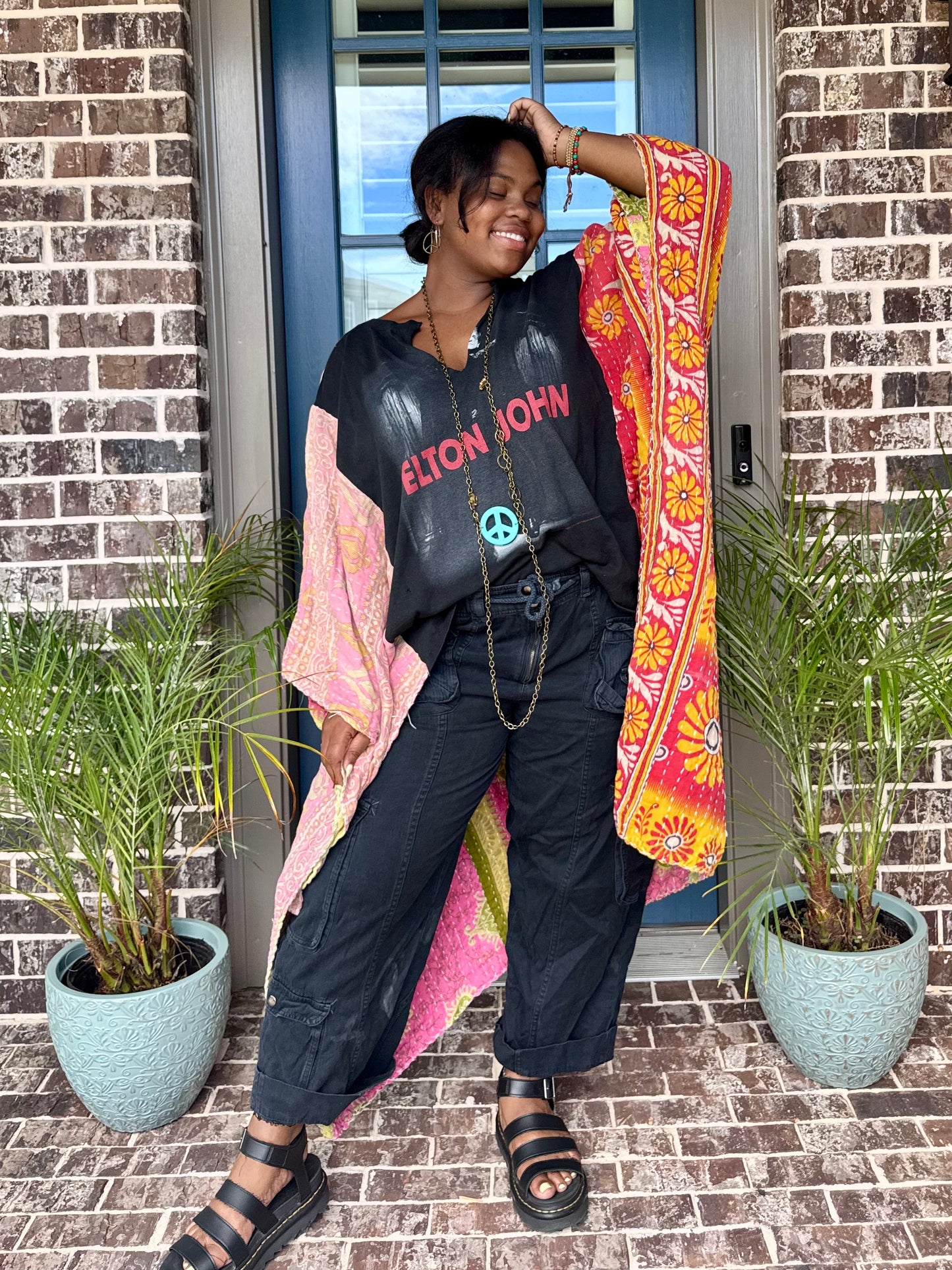 XXS-2XL Elton John Kimono Tee