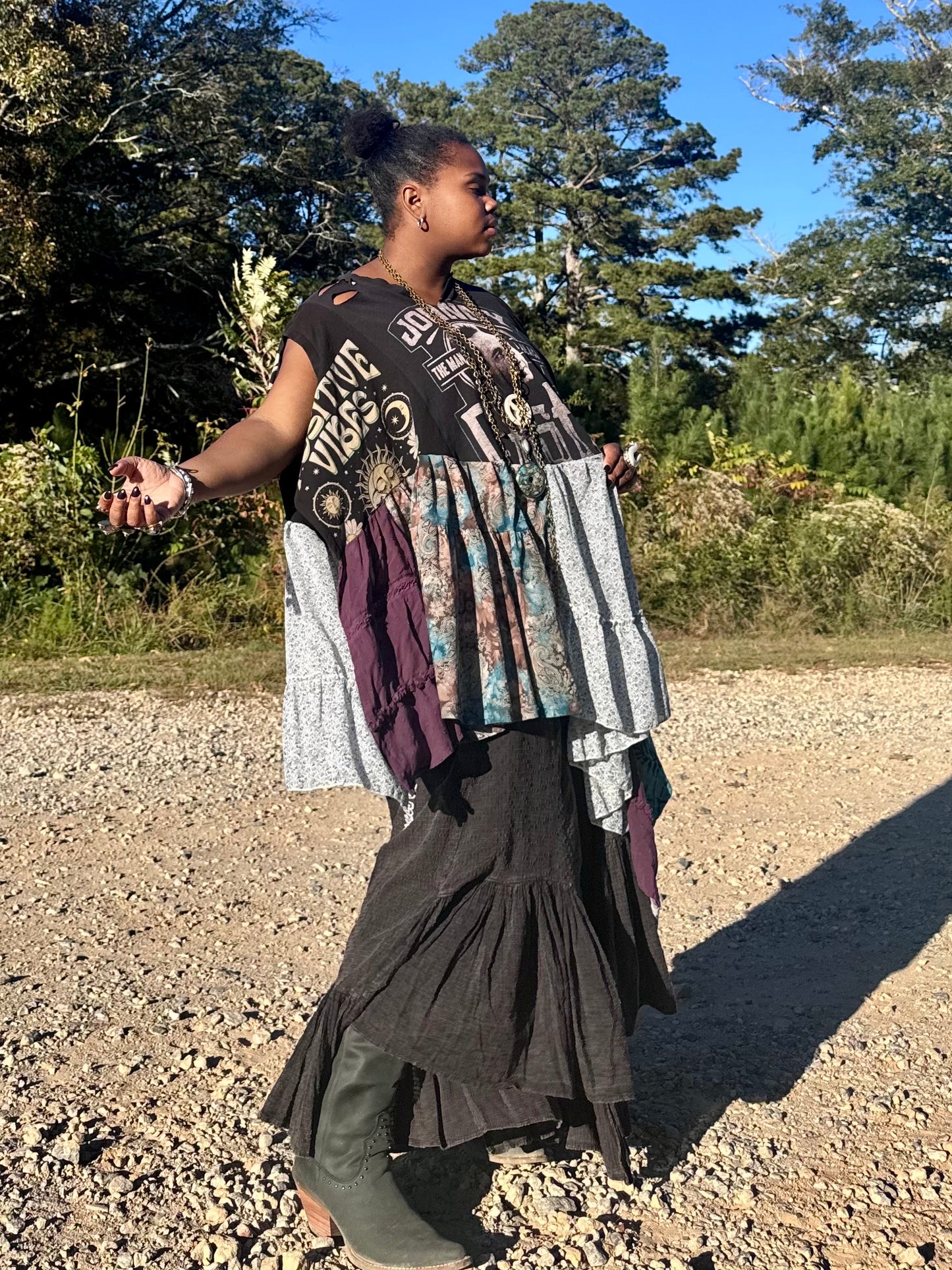 Small-2XL Johnny Cash/ Panic At The Disco Trio Tee