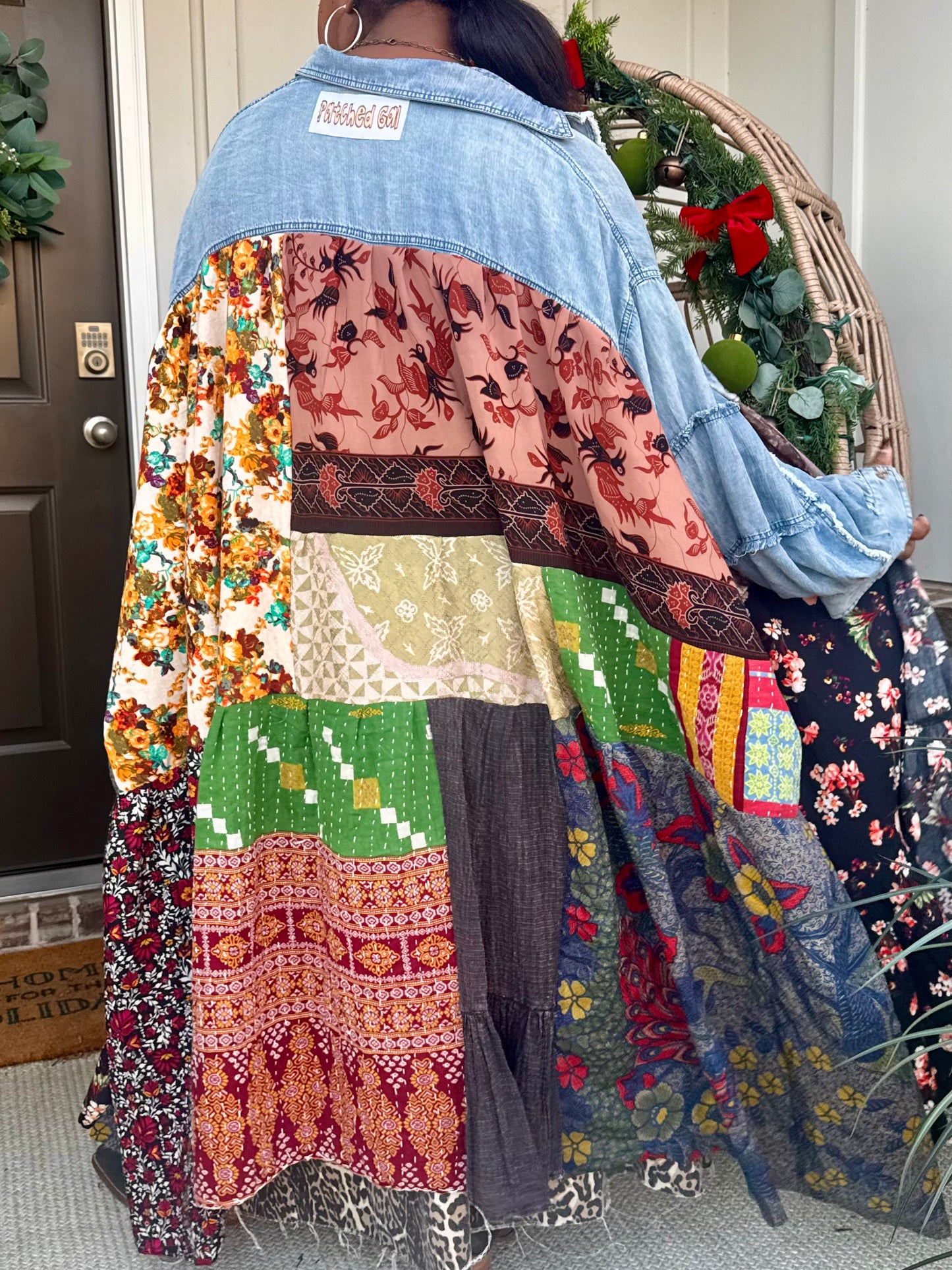 Small-2XL Denim Duster