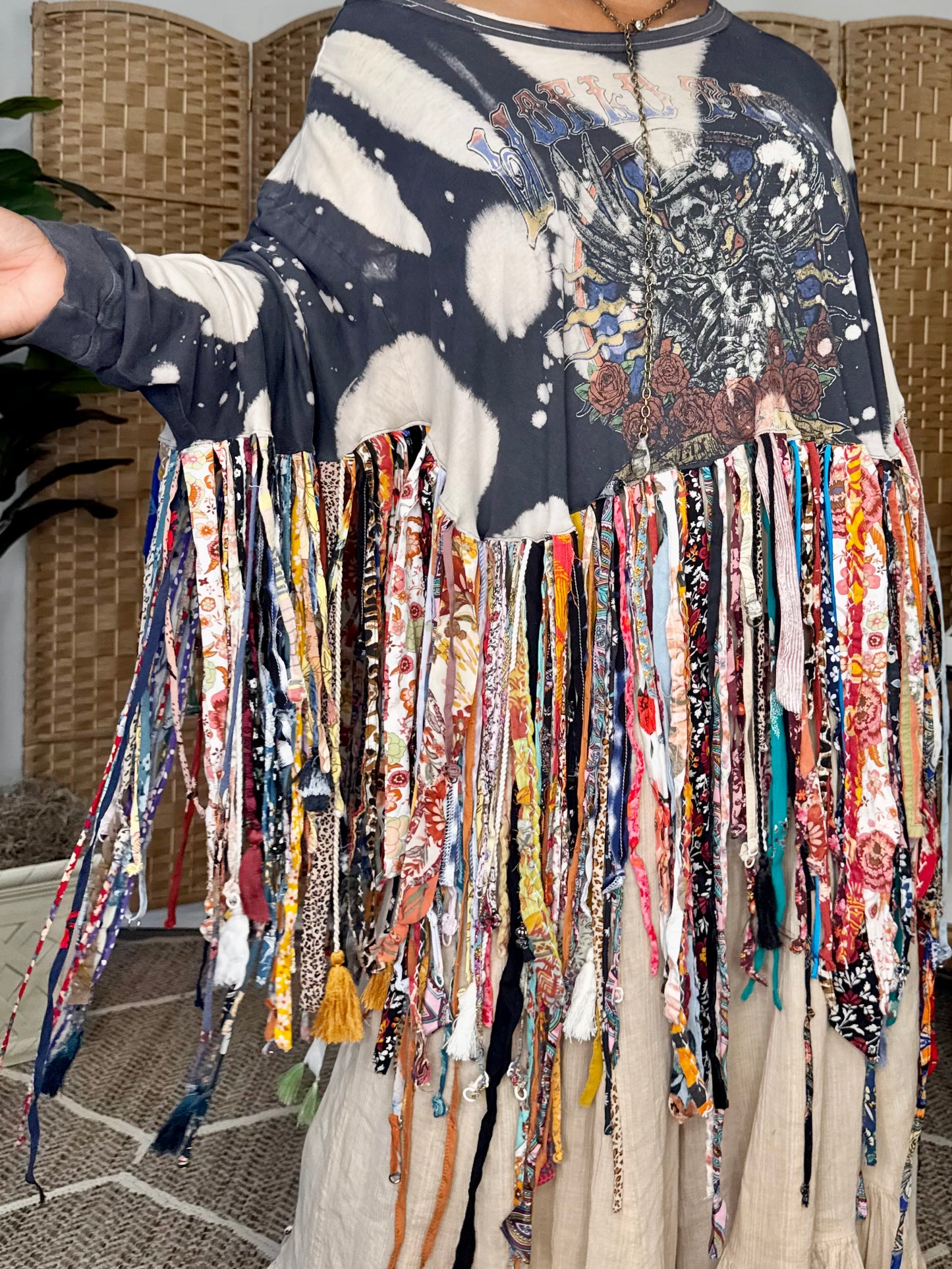 Extra Small-2XL World Tour Fringe Poncho