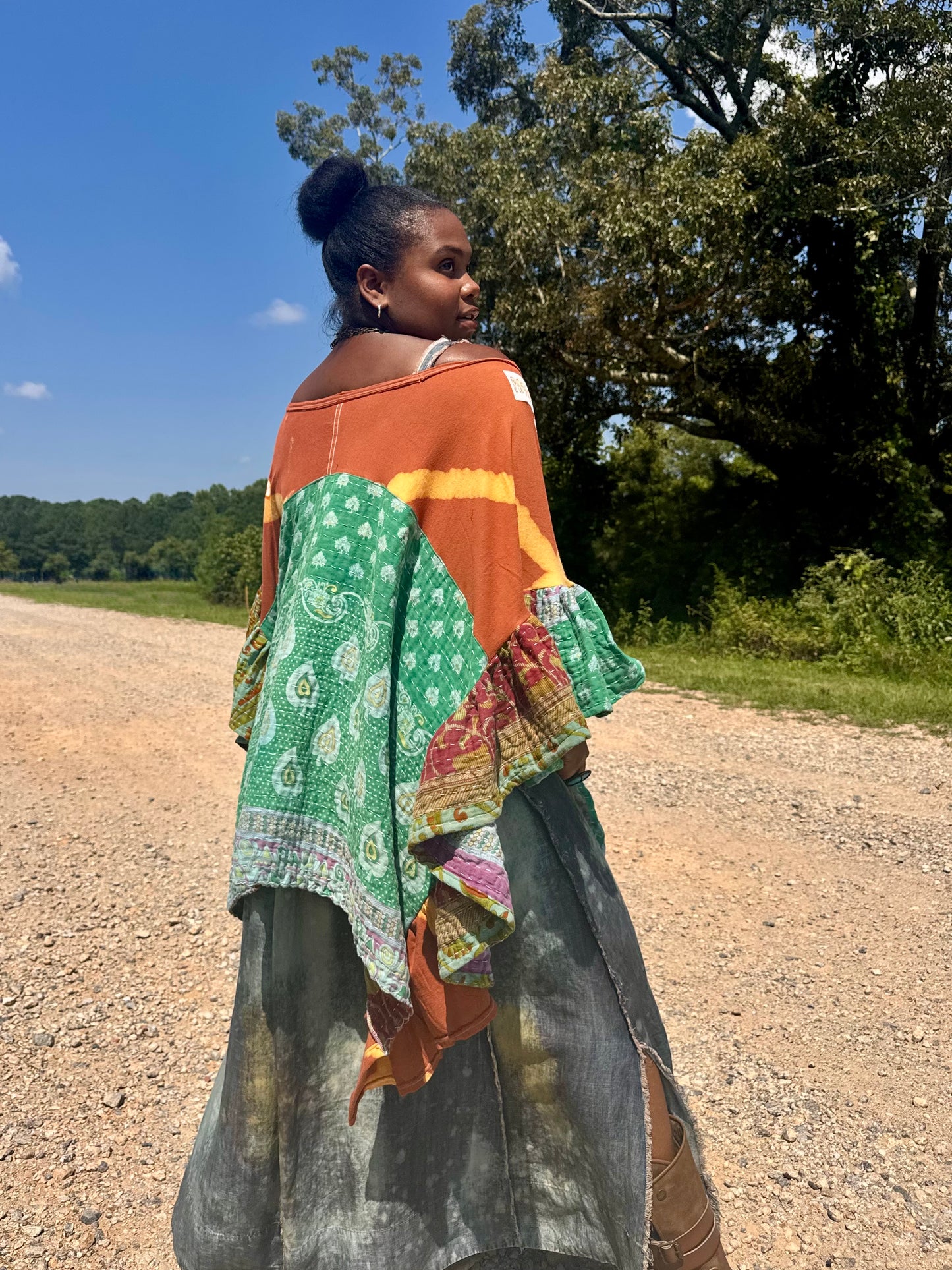 Medium-5XL Sublime Kaftan Poncho