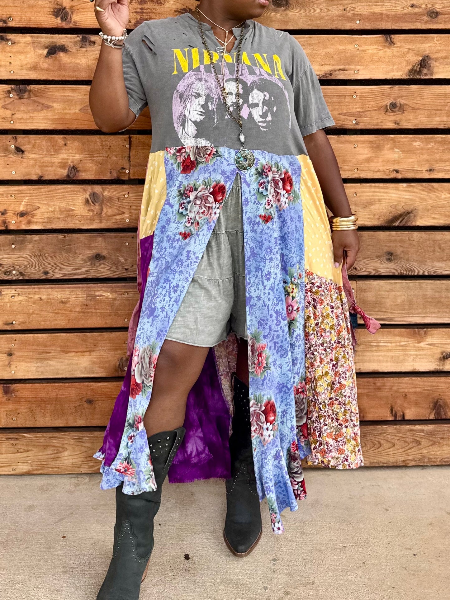 XXS-Extra Large Nirvana Maxi Tee