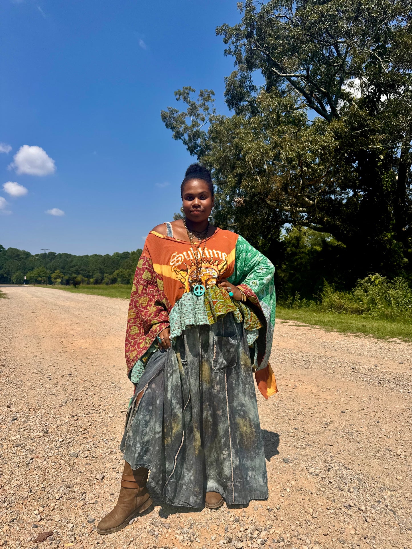 Medium-5XL Sublime Kaftan Poncho