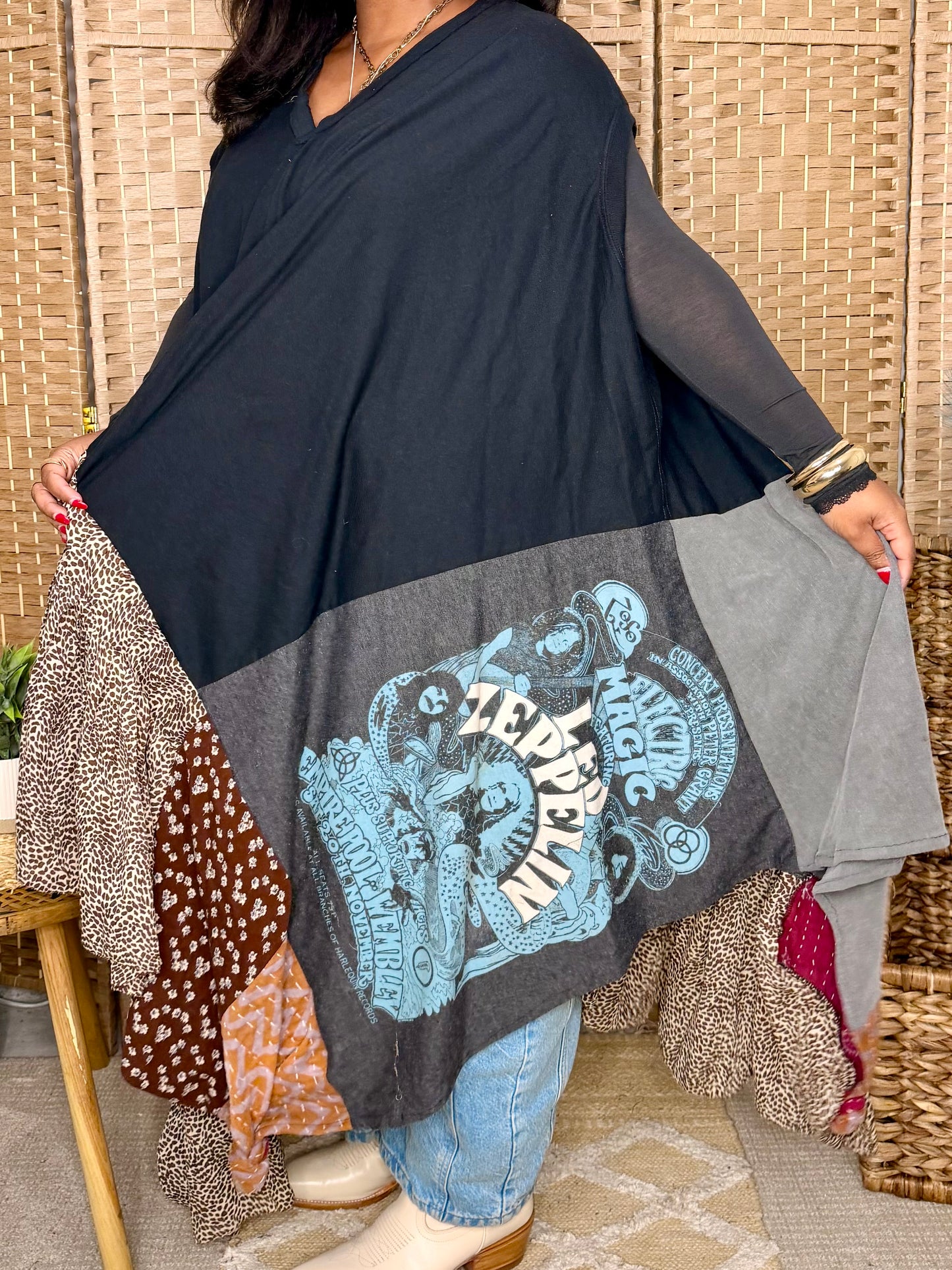 2XL- 6XL Led Zeppelin/Live Long Duo Tee