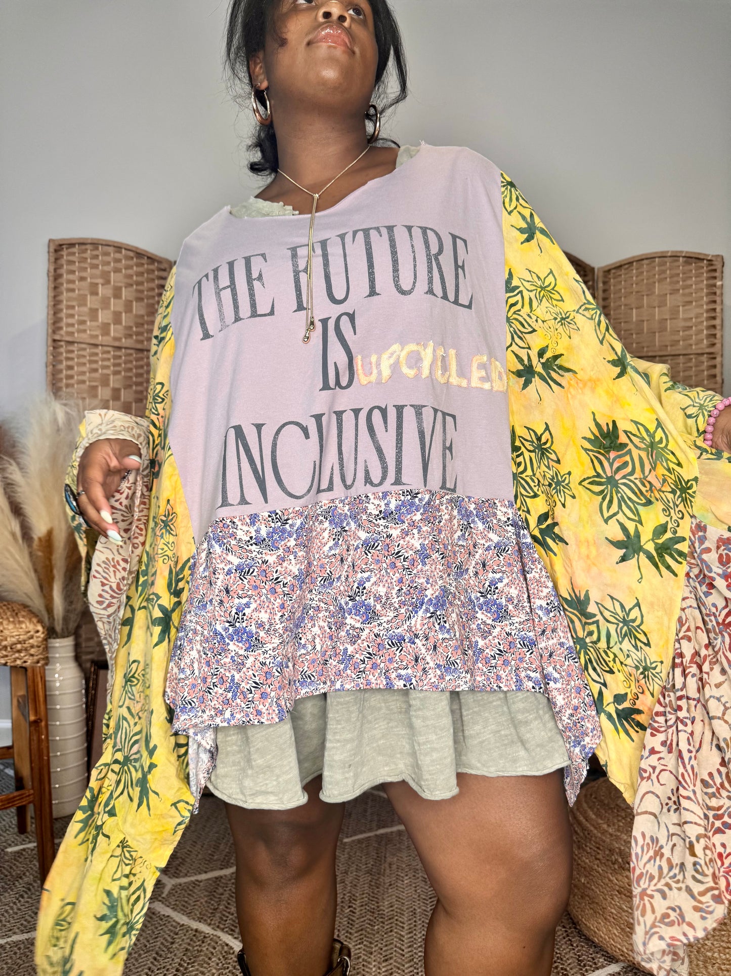 Medium-2XL The Future Is Inclusive Kaftan Poncho