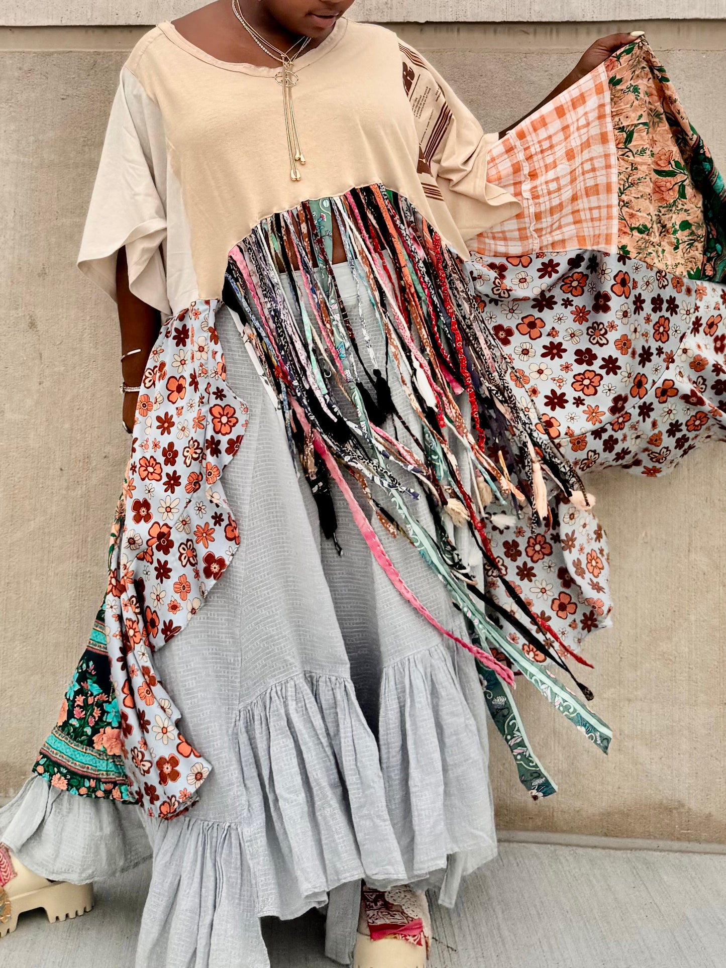 Medium-2XL Chris Stapleton Fringe Maxi Tee