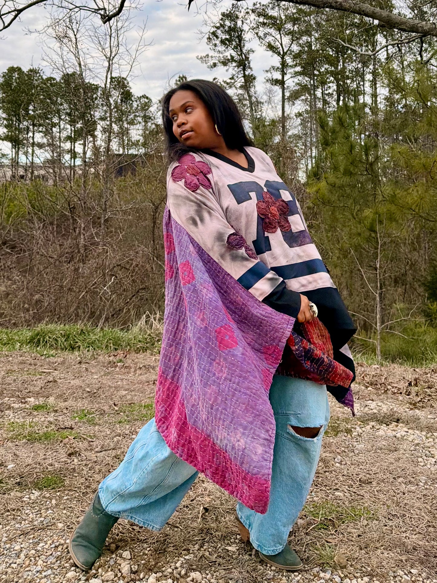 XXS-3XL Patched Gal University #78 Swing Tee