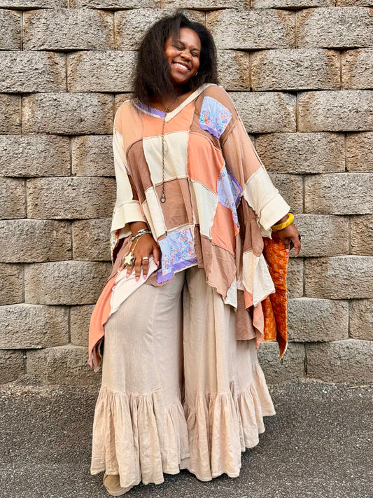 Medium-3XL Patchwork Swing Tee