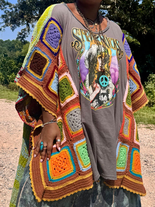 Extra Large-5XL Stevie Nicks Kimono Tee
