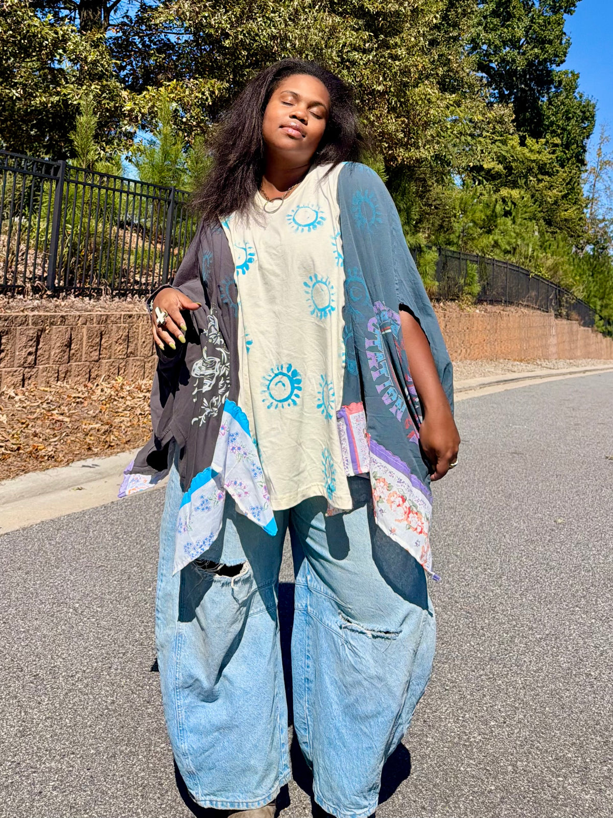 Small-2XL Joan Jett Poncho Tee