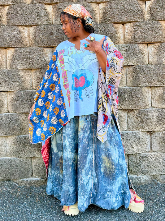 Small-3XL ACDC Kimono Tee