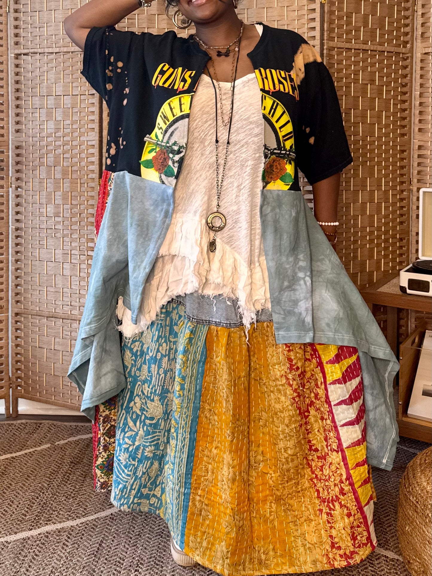 Medium- 3XL Guns N Roses Maxi Tee Duster