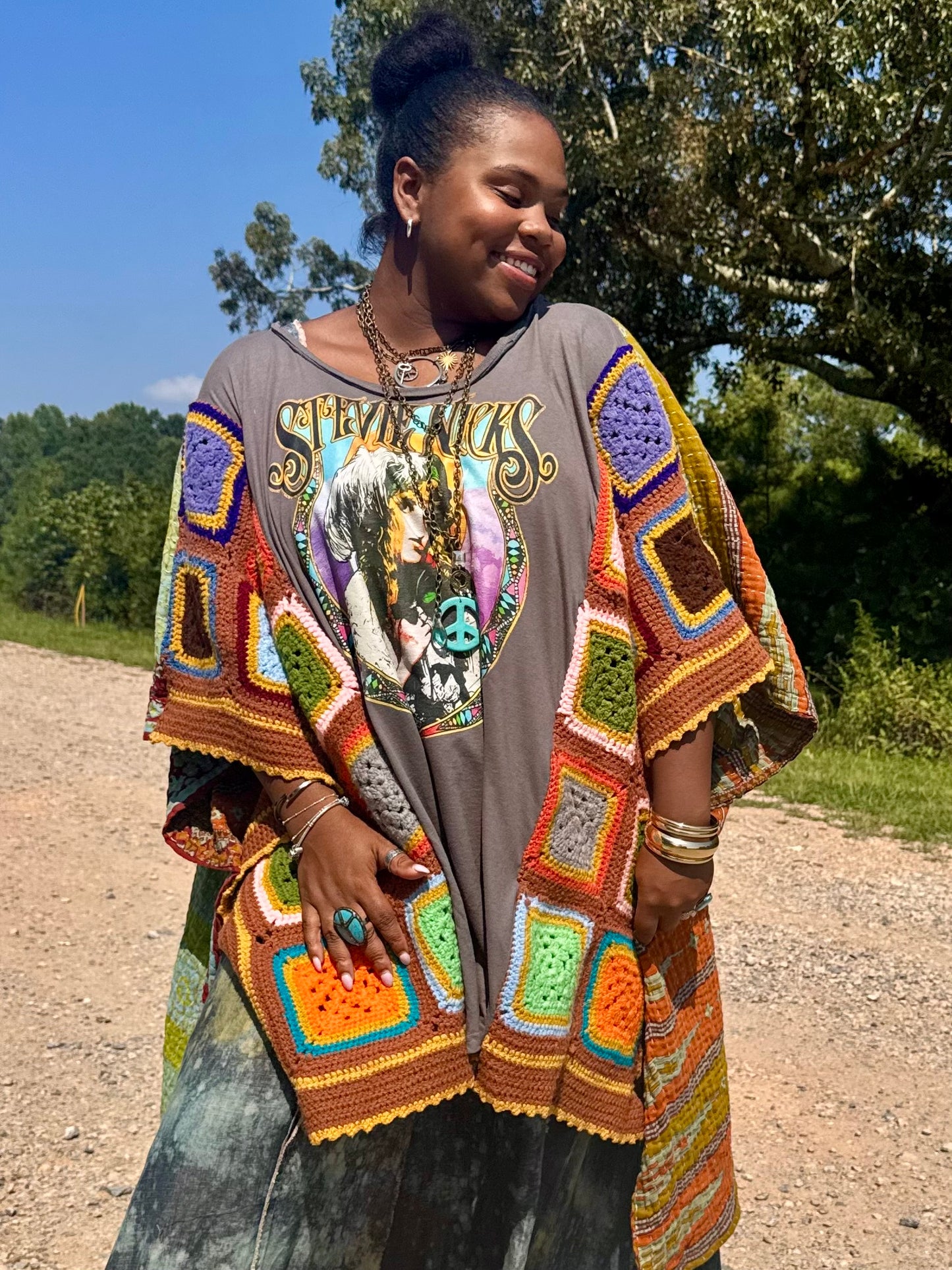 Extra Large-5XL Stevie Nicks Kimono Tee