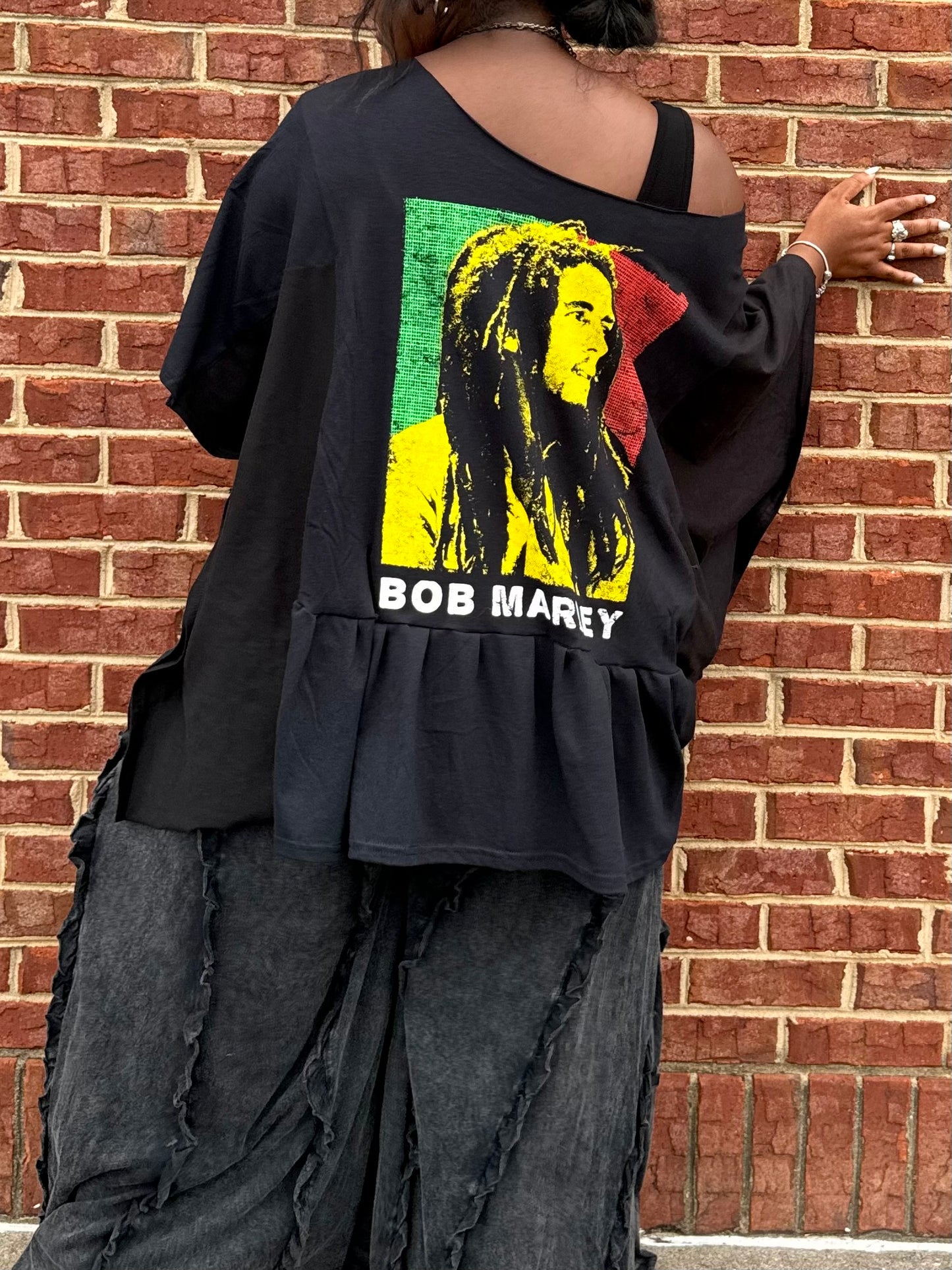 Medium-4XL Bob Marley Kaftan Poncho
