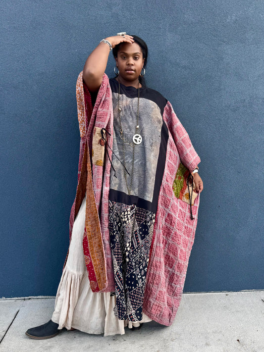 Large-5XL Tupac Kaftan Maxi Dress