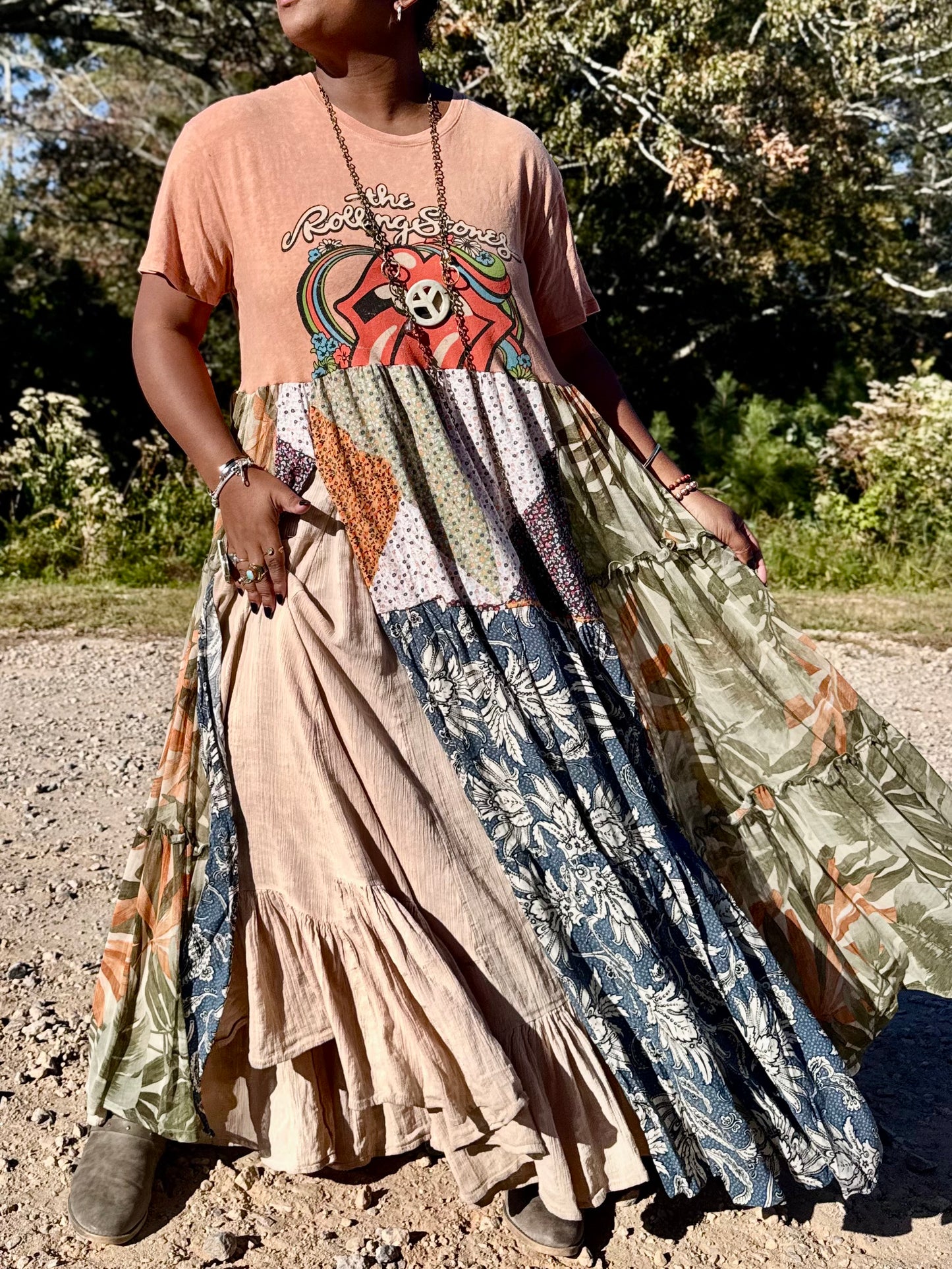 Extra Small-Extra Large Maxi Rolling Stones Tee