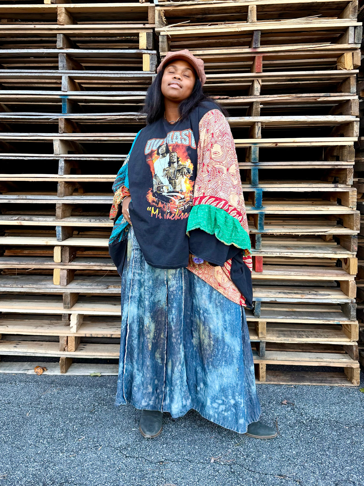Extra Large-4XL Outcast Ruffle Tee