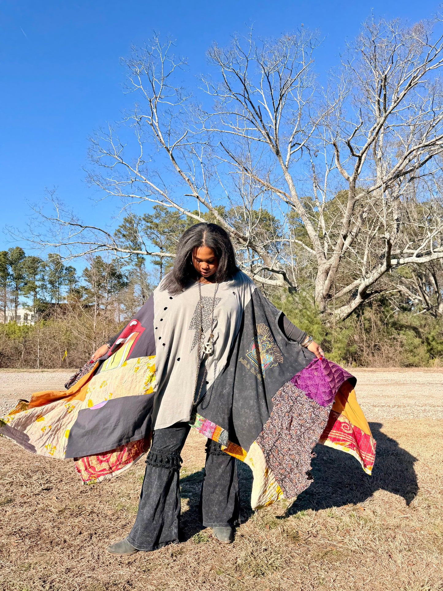 Extra Large-5XL Rolling Stones/ World Tour/ Lightening Bolt Trio Tee