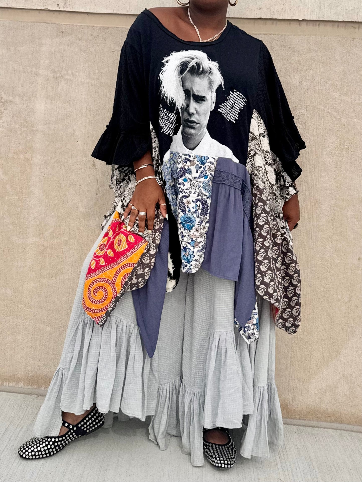 Large-5XL Justin Bieber Kaftan Poncho