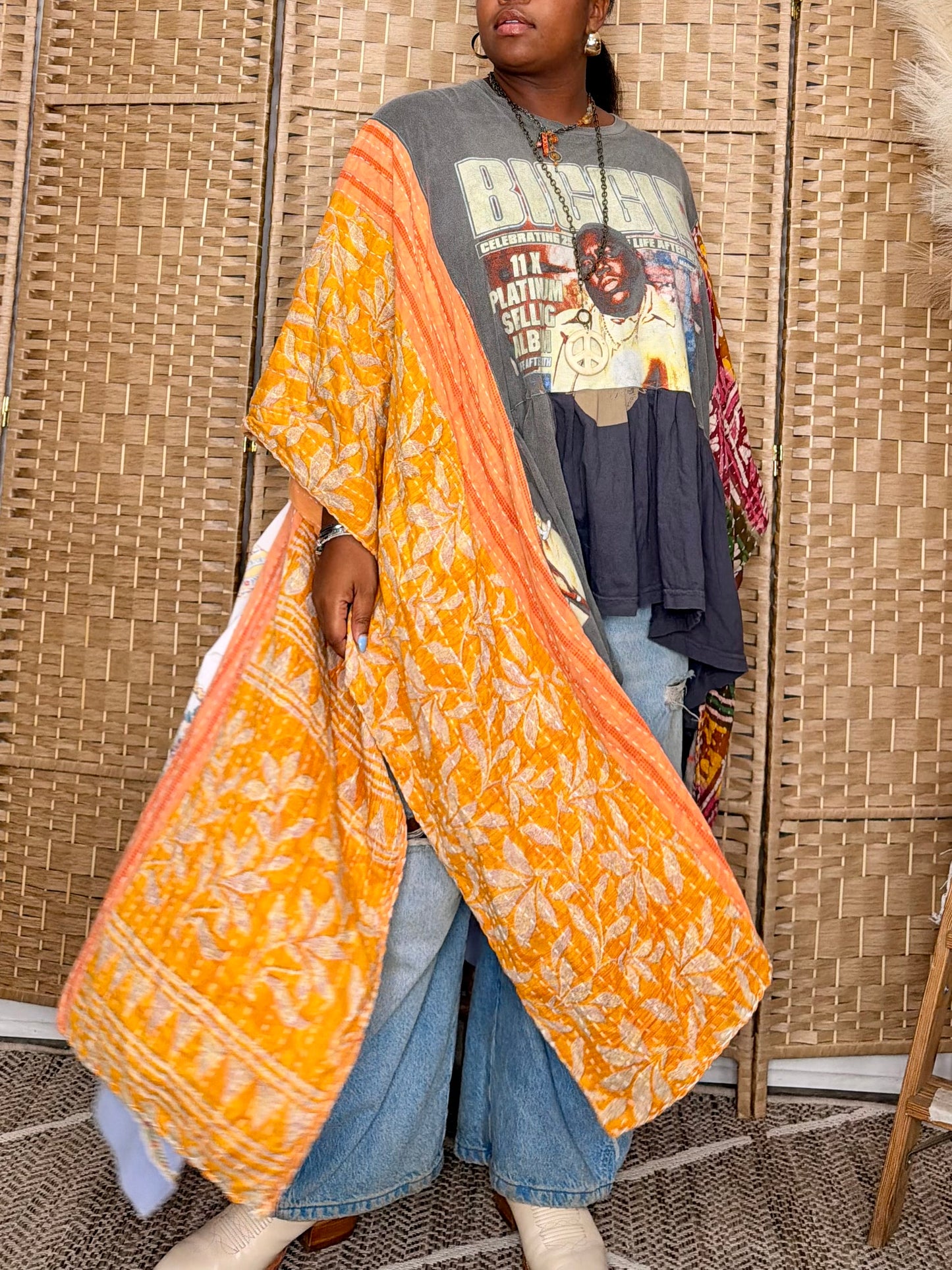 Large-5XL Biggie Kaftan Poncho