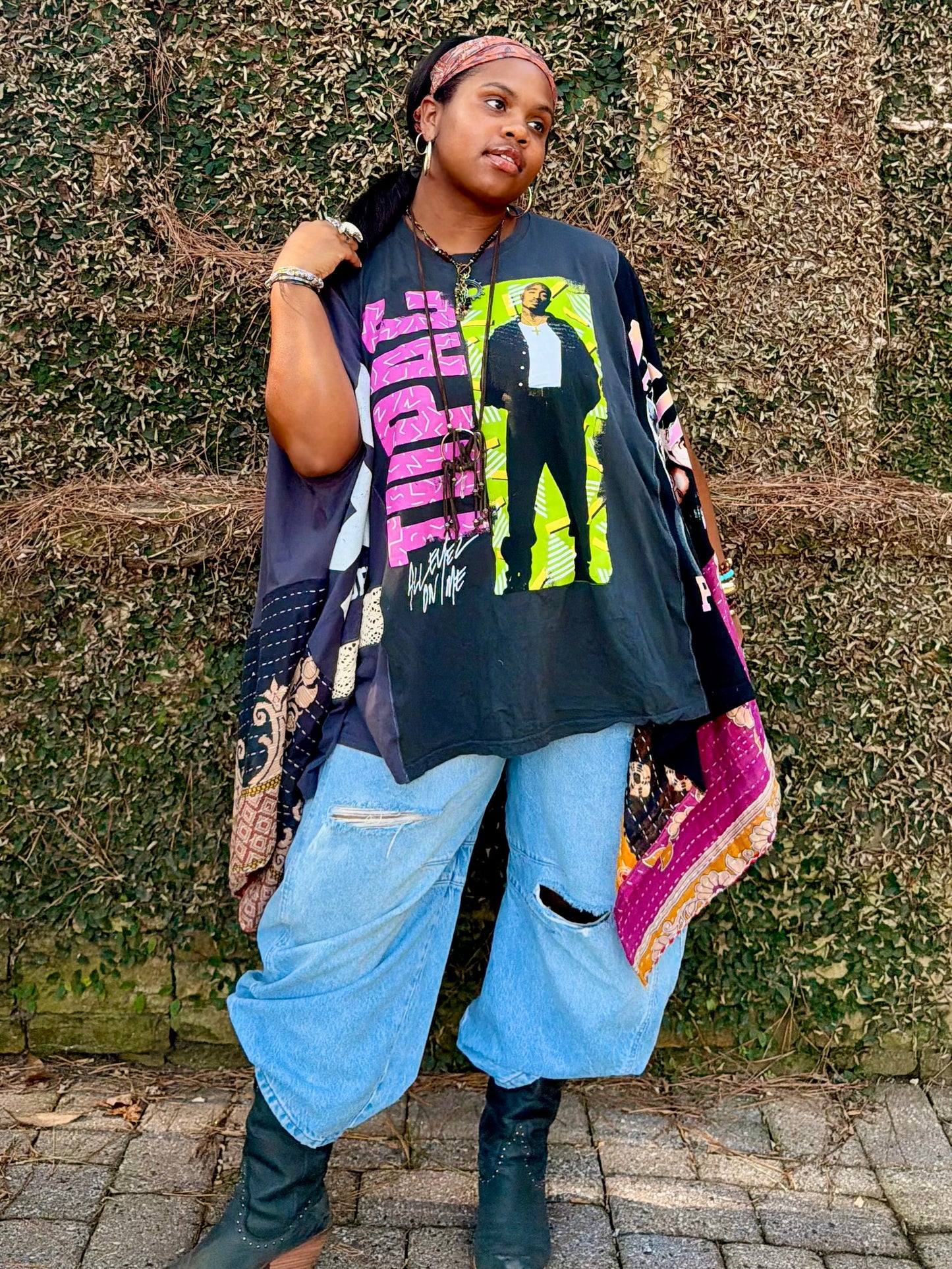 Small-3XL Tupac/Aaliyah/98 Trio Tee