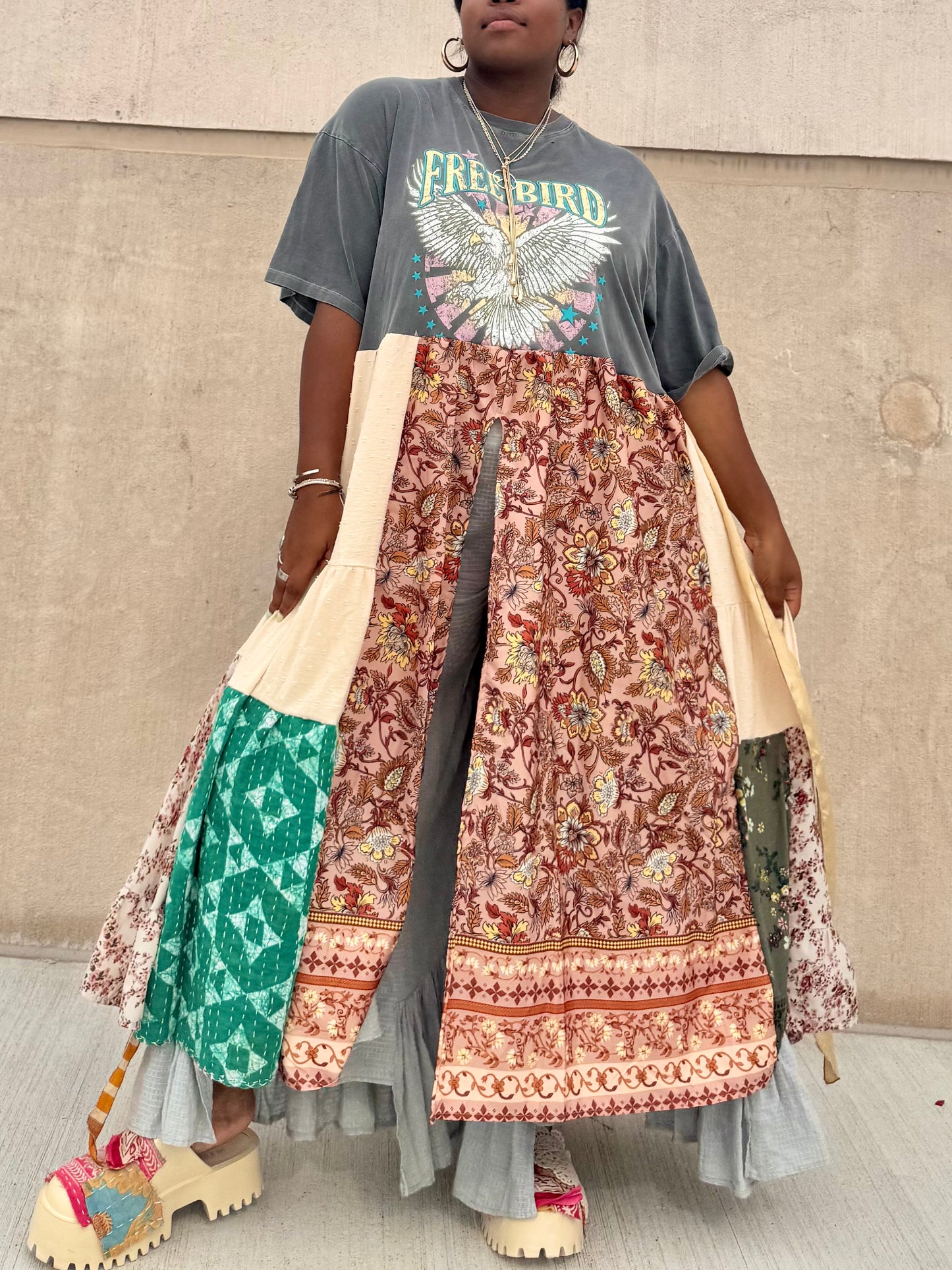 XXS-Large Free Bird Maxi Tee