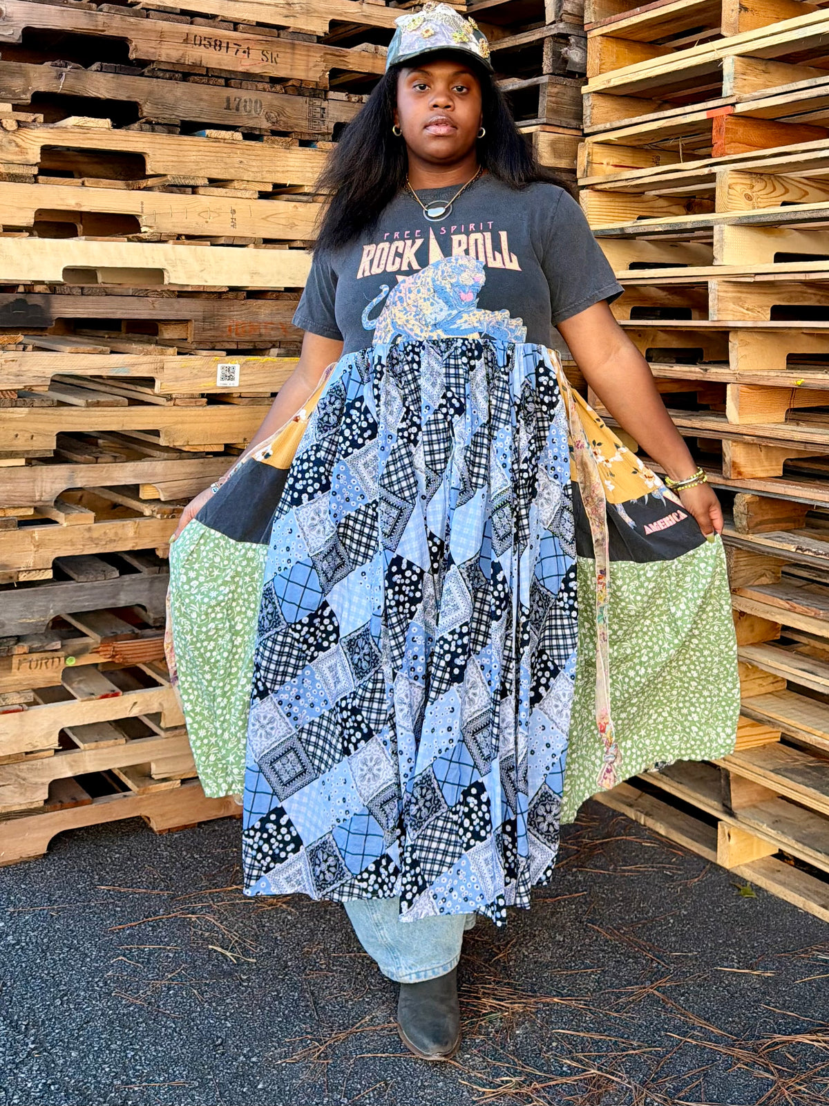 Extra Small-Extra Large Rock N Roll Maxi Tee
