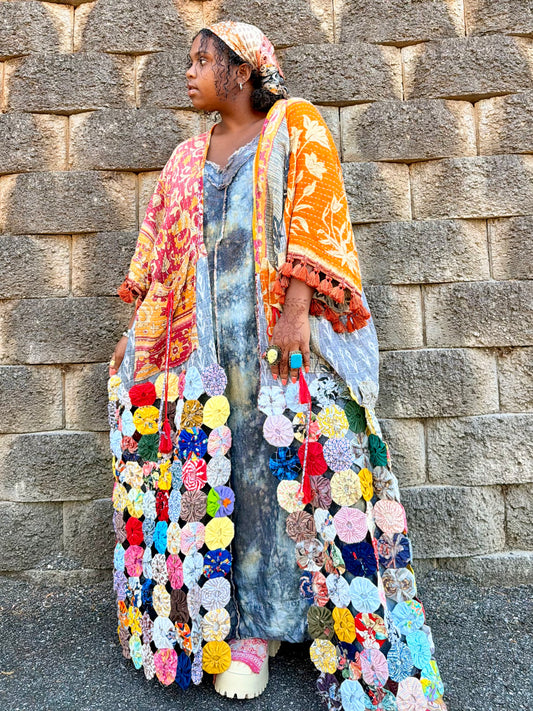 Large-5XL Quilted Duster