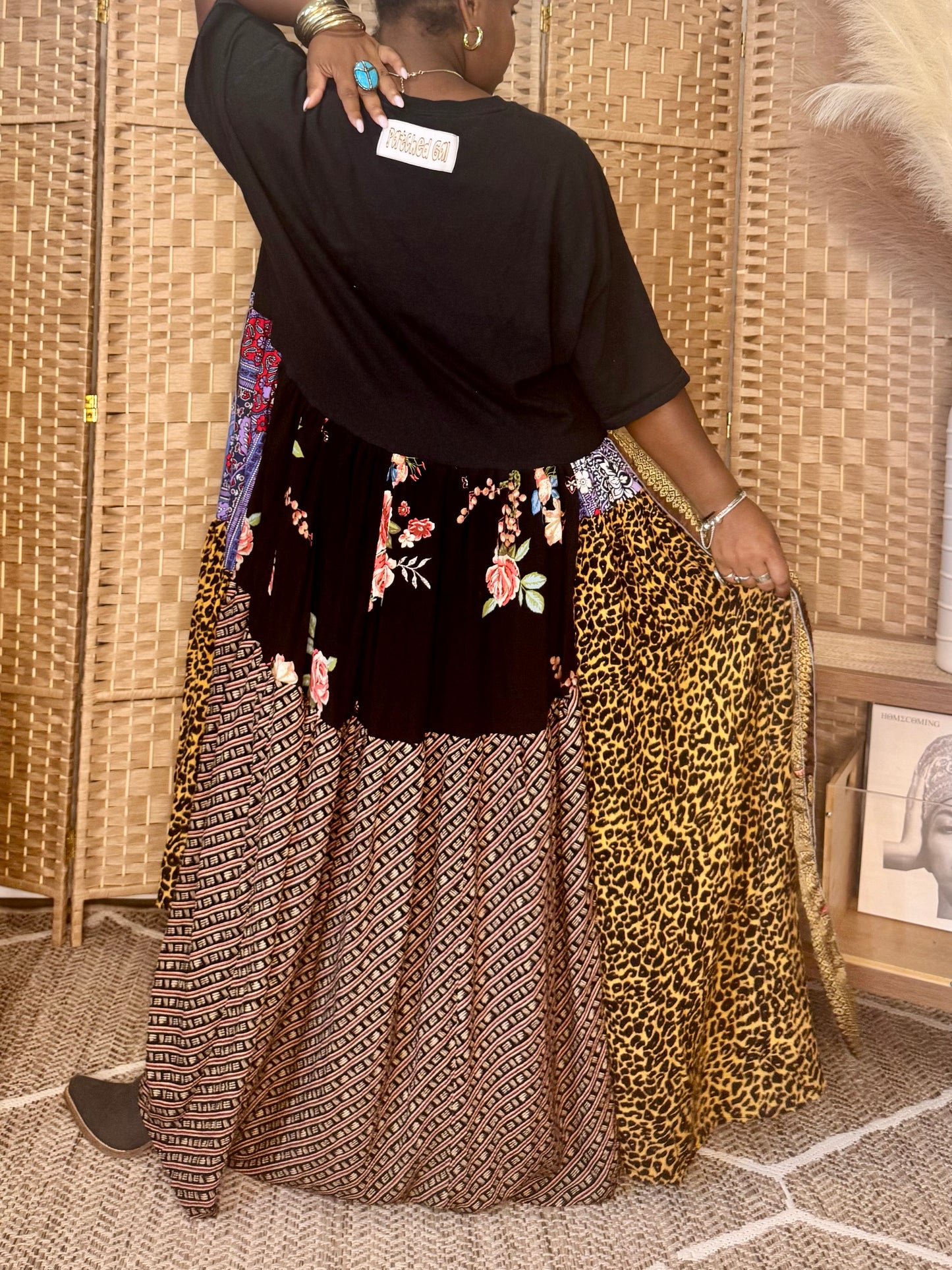 Large-3XL Purple Rain Maxi Tee