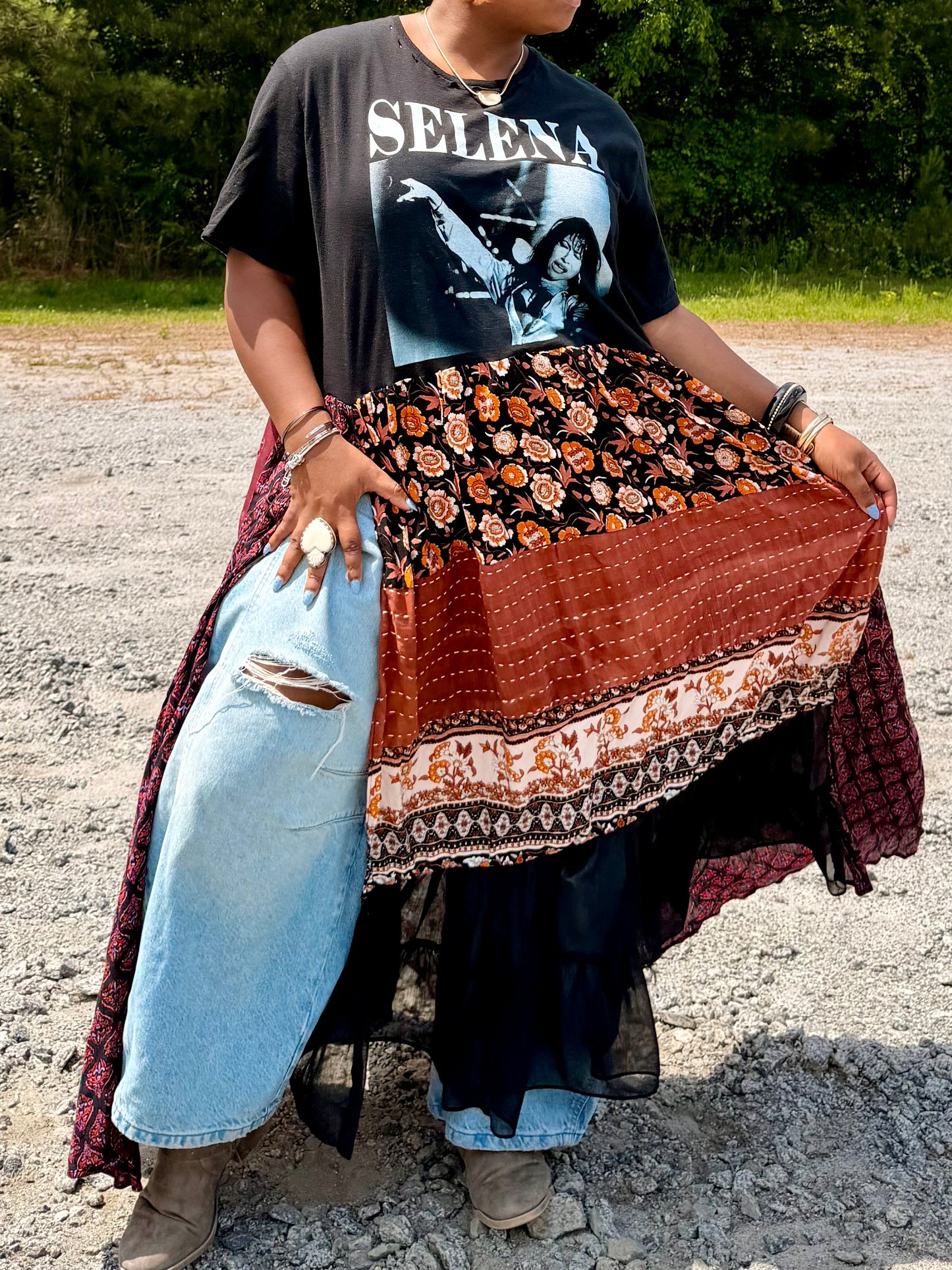 Medium-2XL Selena Maxi Tee