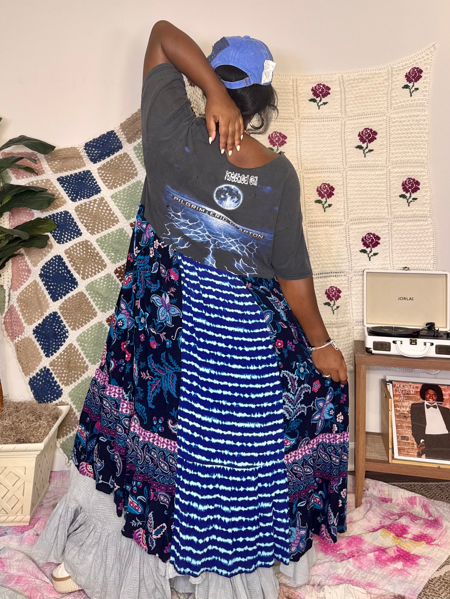 Large-2XL Eric Clapton Maxi Dress
