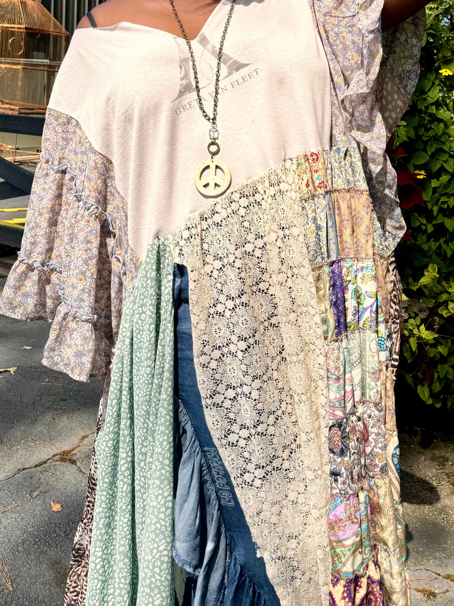 Extra Large- 4XL Greta Van Fleet Kaftan Maxi Tee