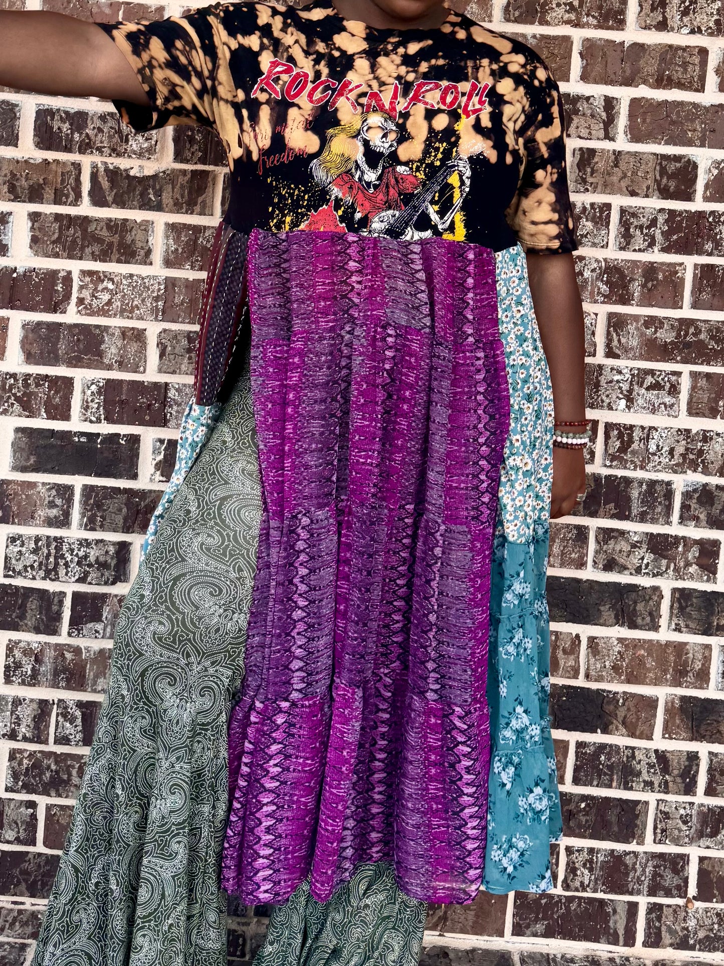 Extra Small-Extra Large Rock N Roll Maxi Tee