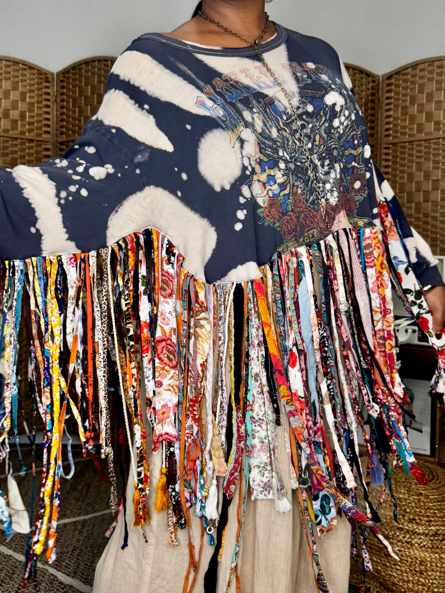 Extra Small-2XL World Tour Fringe Poncho