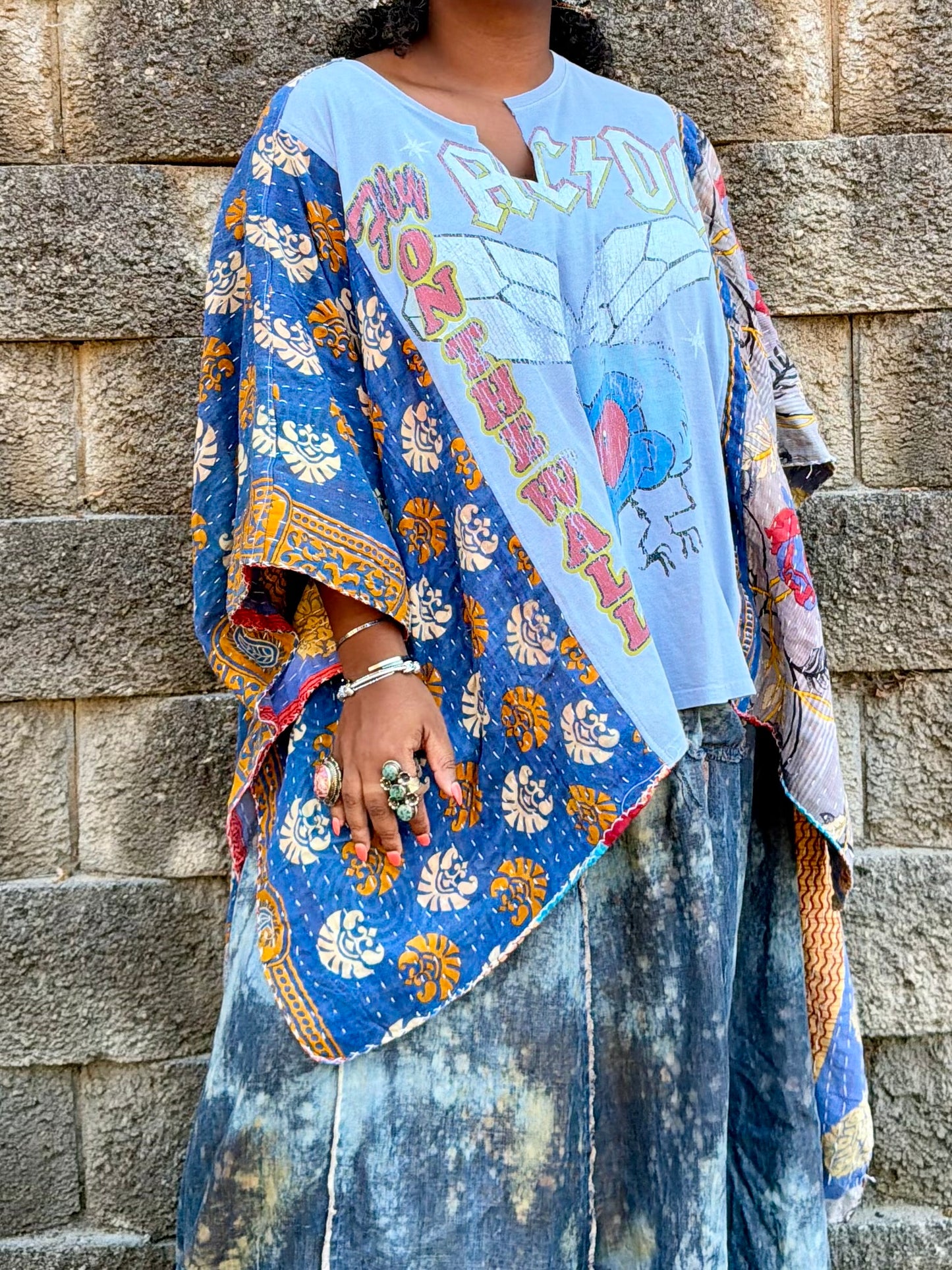 Small-3XL ACDC Kimono Tee