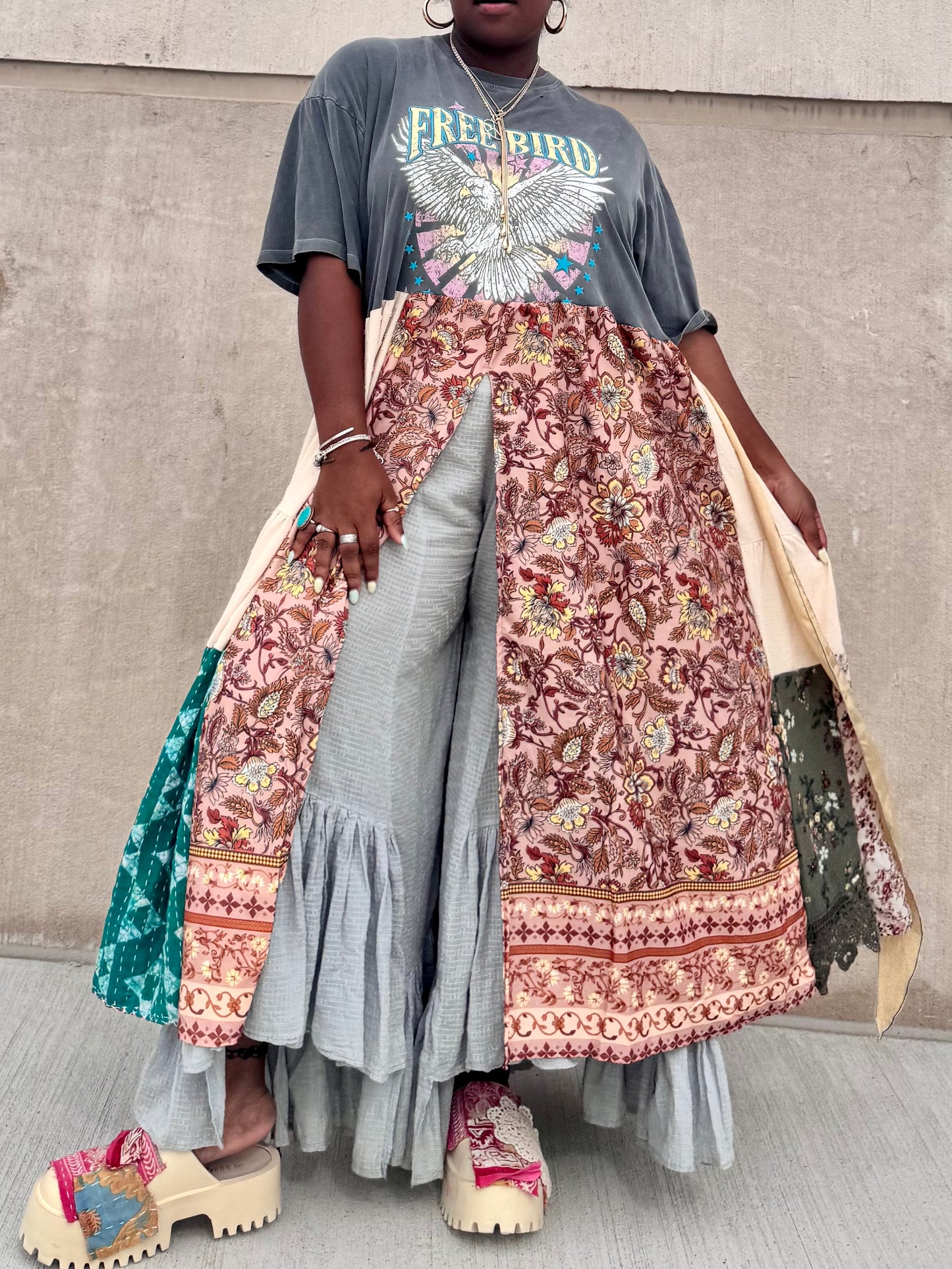 XXS-Large Free Bird Maxi Tee