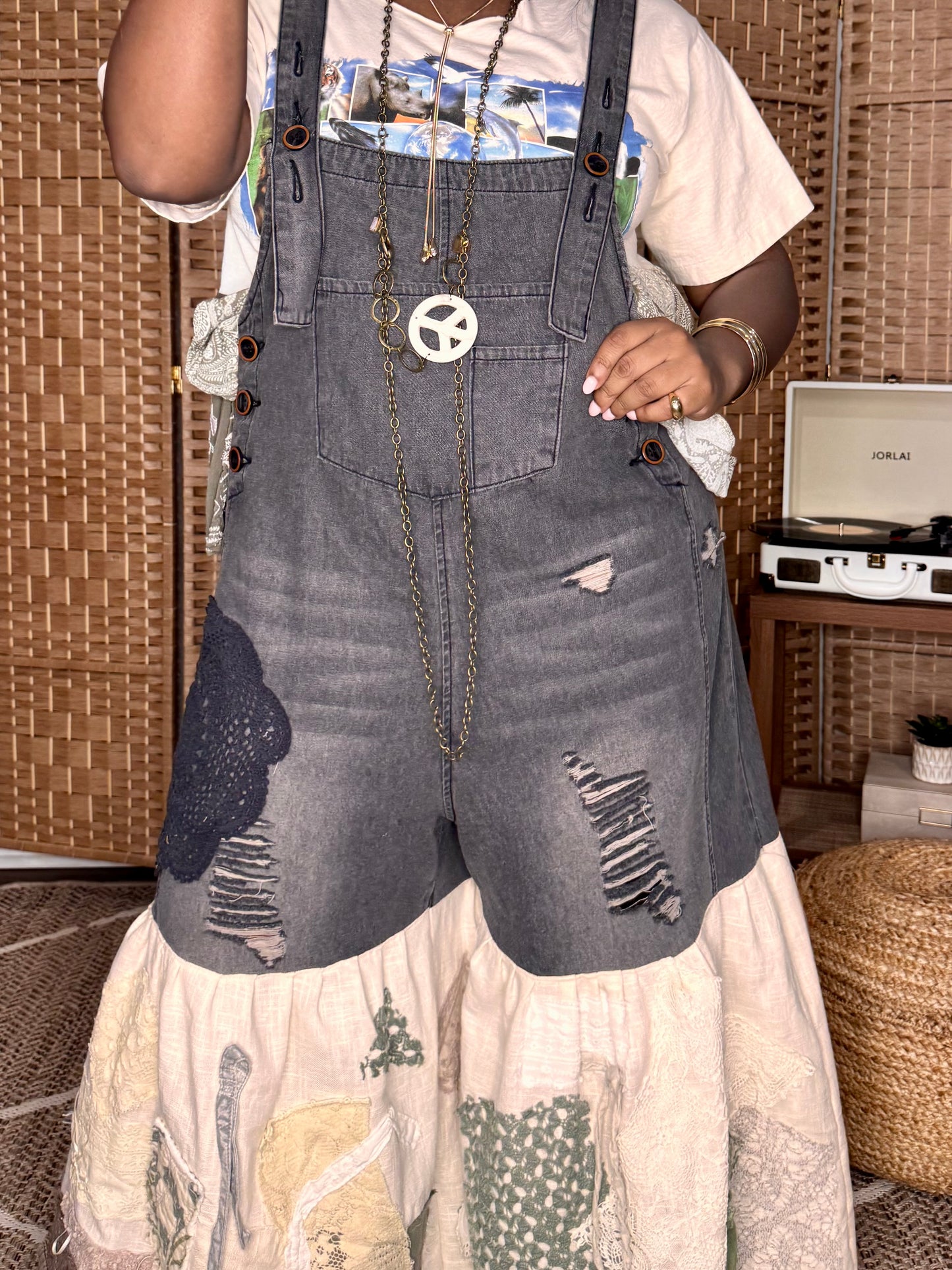 Small-1XL Blessed Luxury Overalls