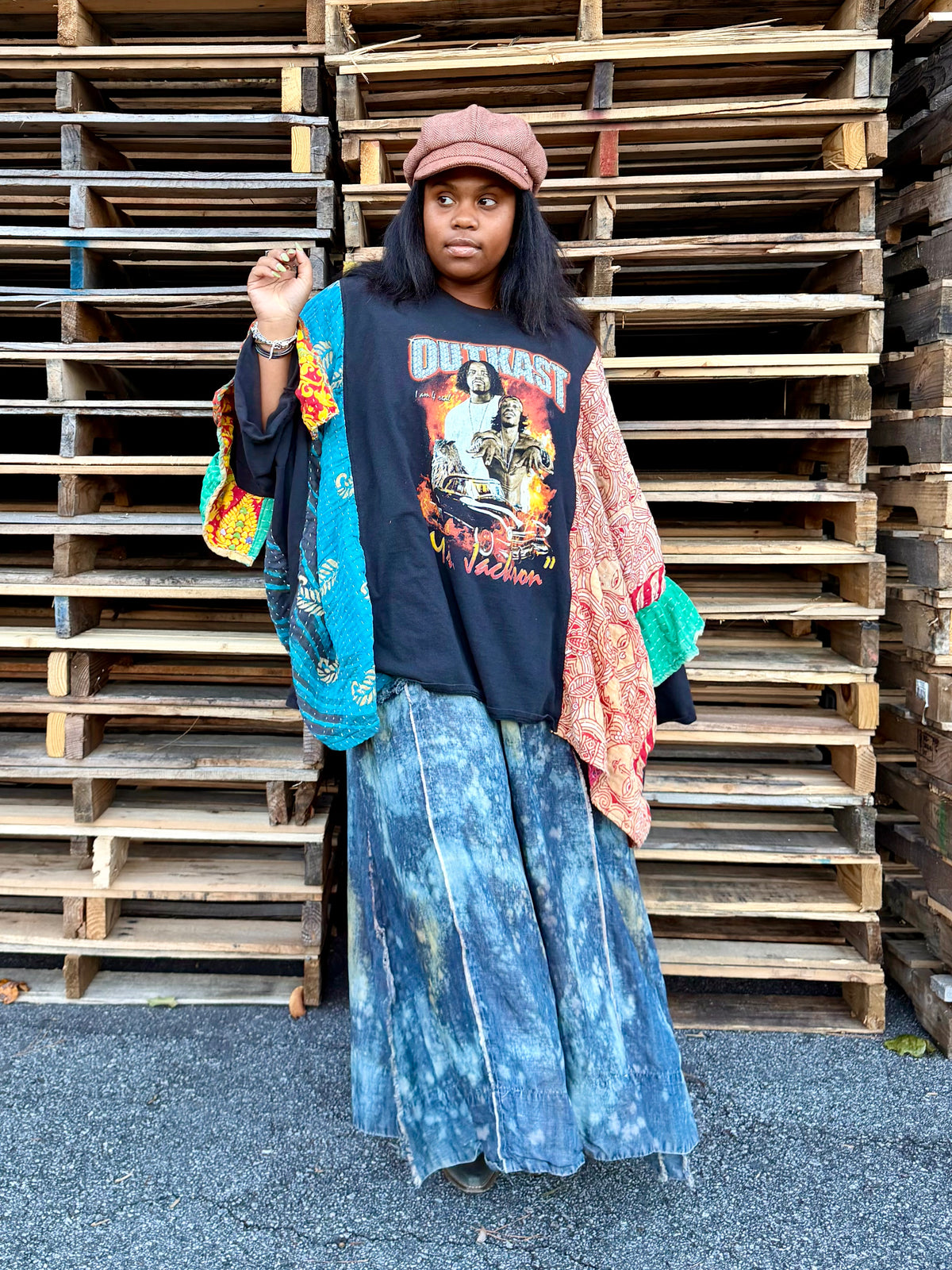 Extra Large-4XL Outcast Ruffle Tee