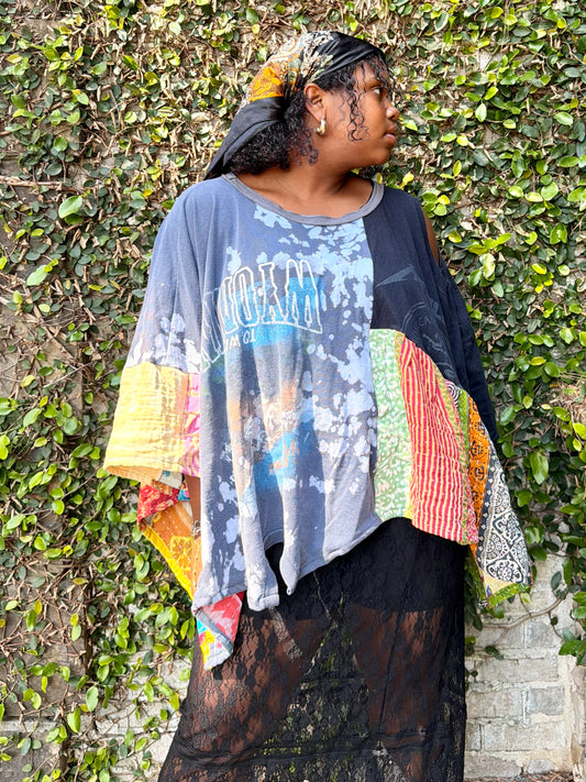 XXS-Extra Large Metallica/Wyoming Split Tee