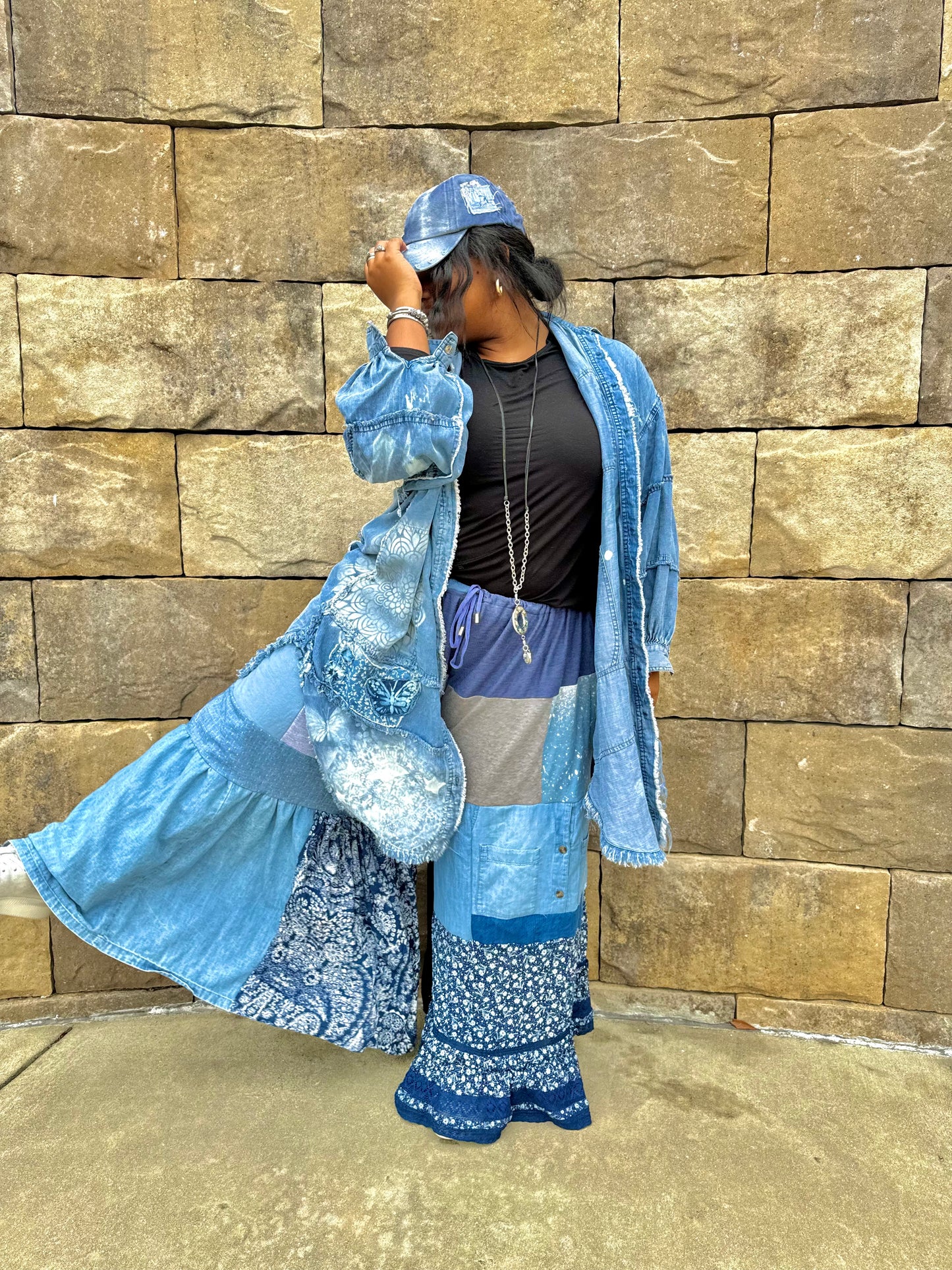 Small-4XL Denim Luxury Sweatpants