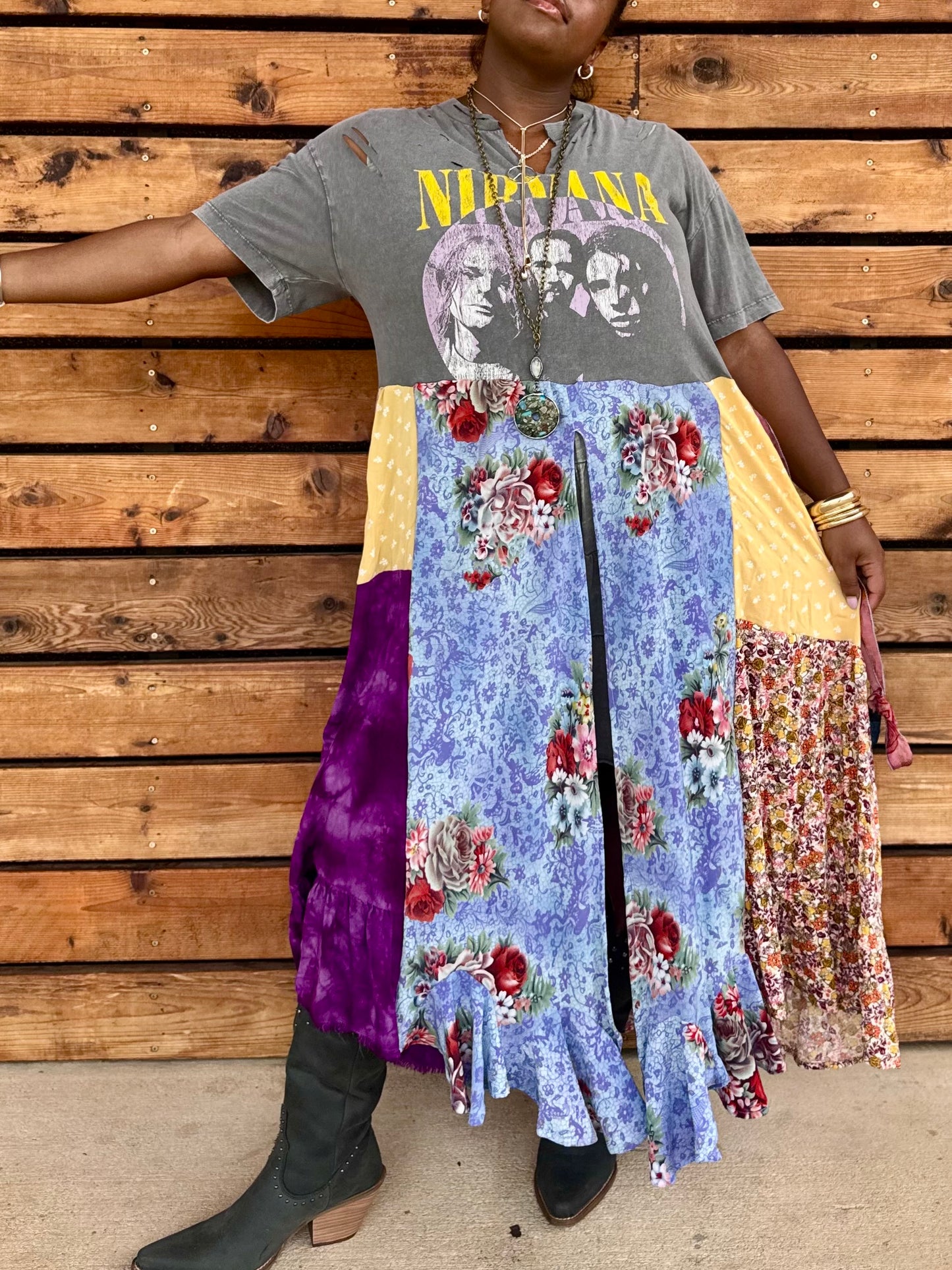 XXS-Extra Large Nirvana Maxi Tee