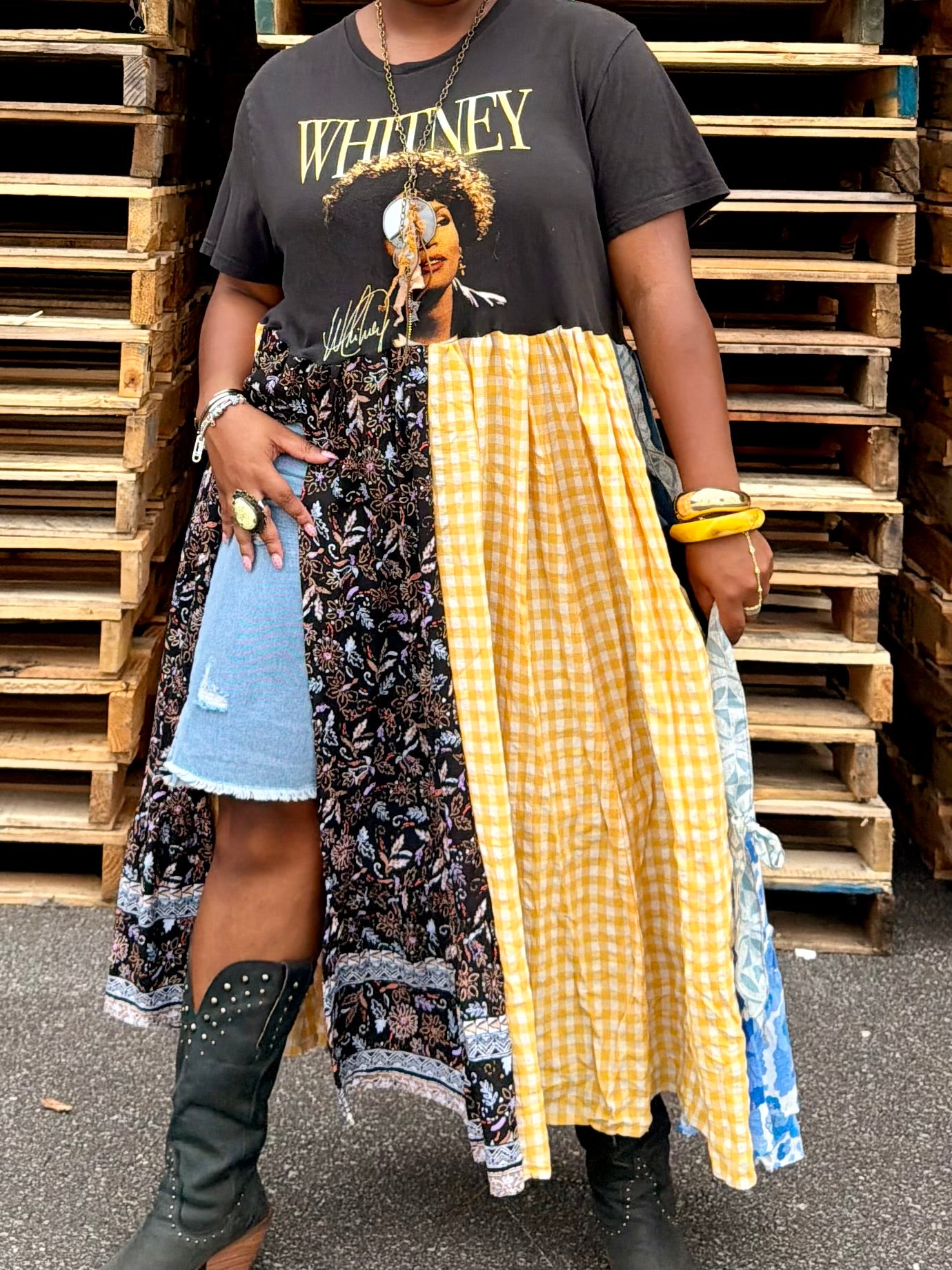 Extra Small- Large Whitney Houston Maxi Tee