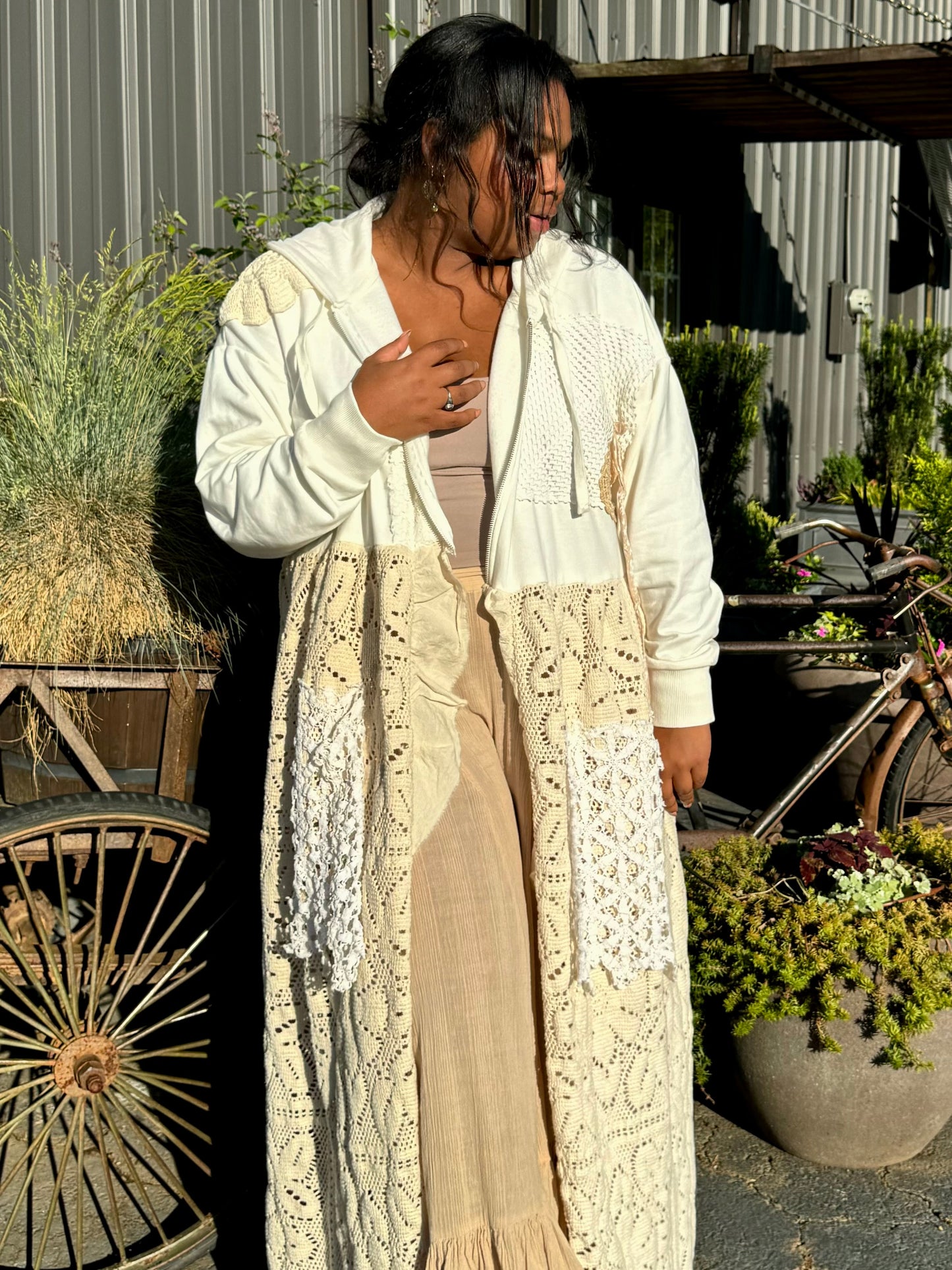 Medium-1XL Quilted Duster