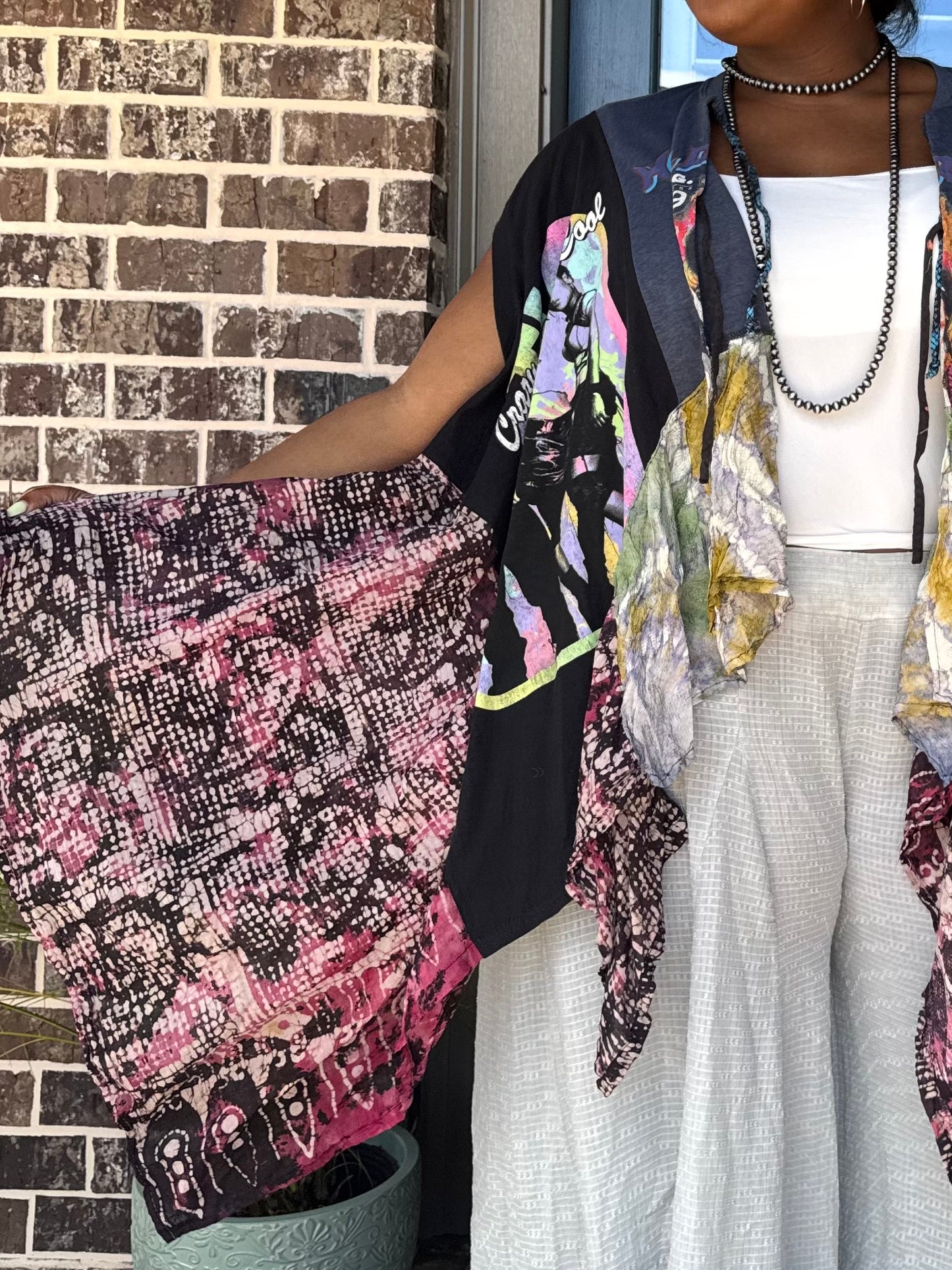 XXS-Extra Large Jimmy Hendrix/ Prince/ TLC Trio Kimono