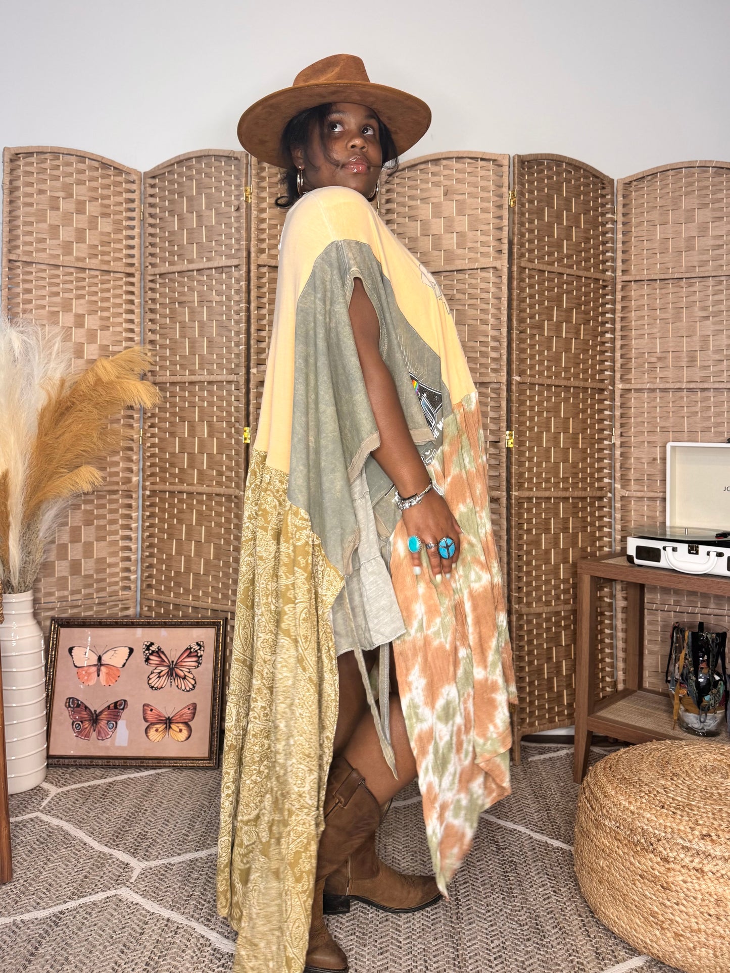 Medium-4XL Rolling Stones, Pink Floyd, The Valley Trio Dress