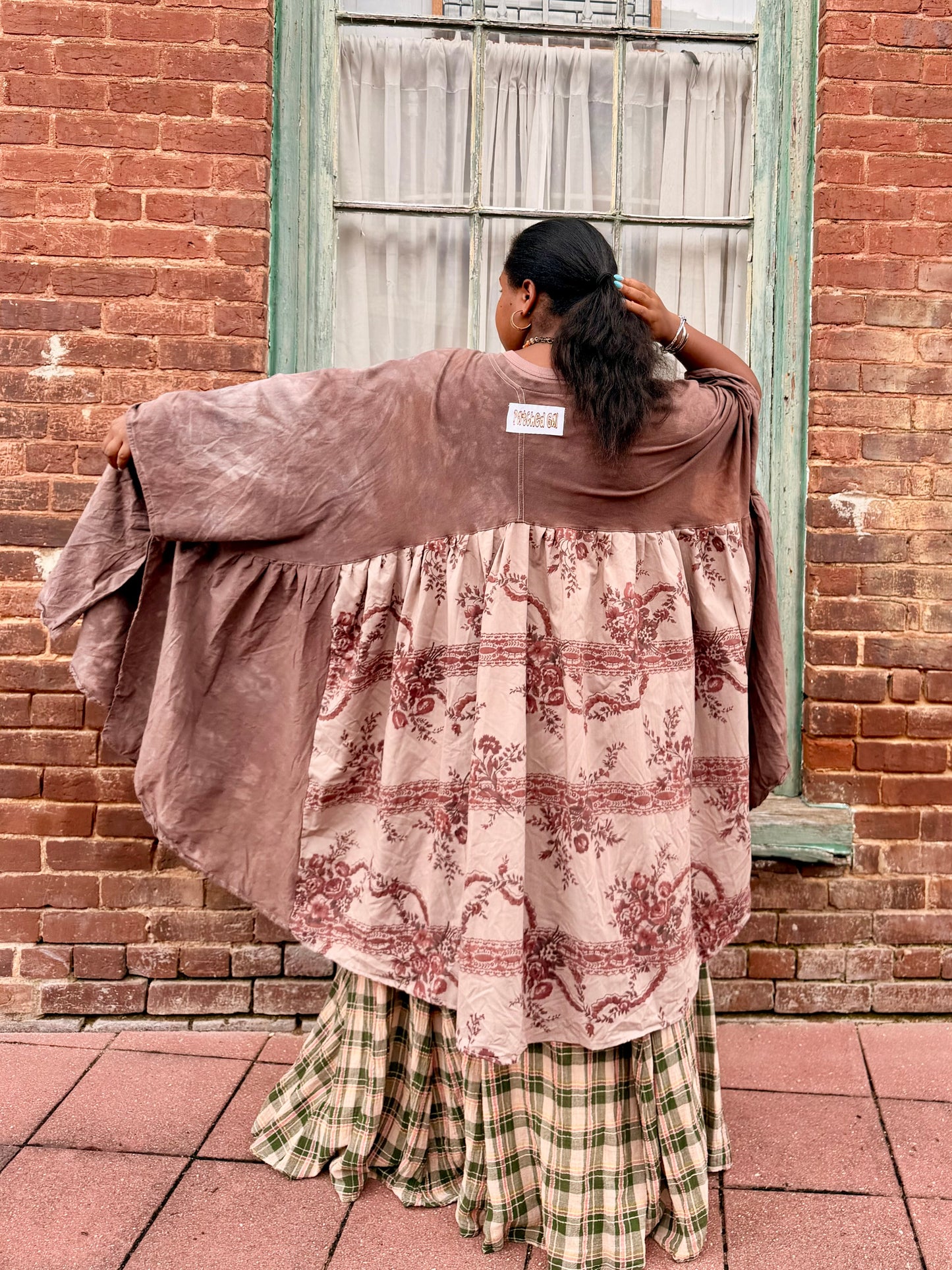 Small-3XL Faded Brown Duster