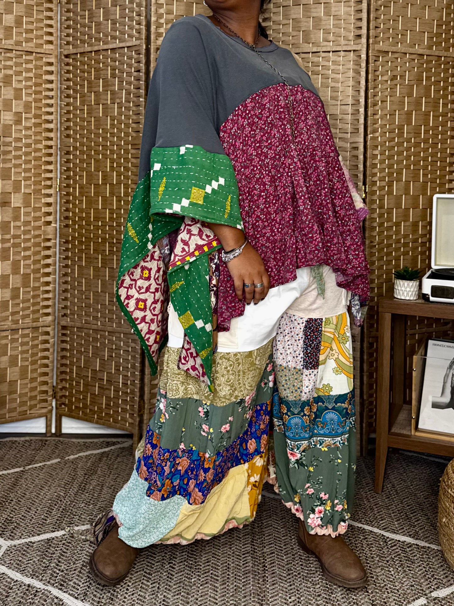 Small-4XL Stevie Nicks Kaftan Poncho